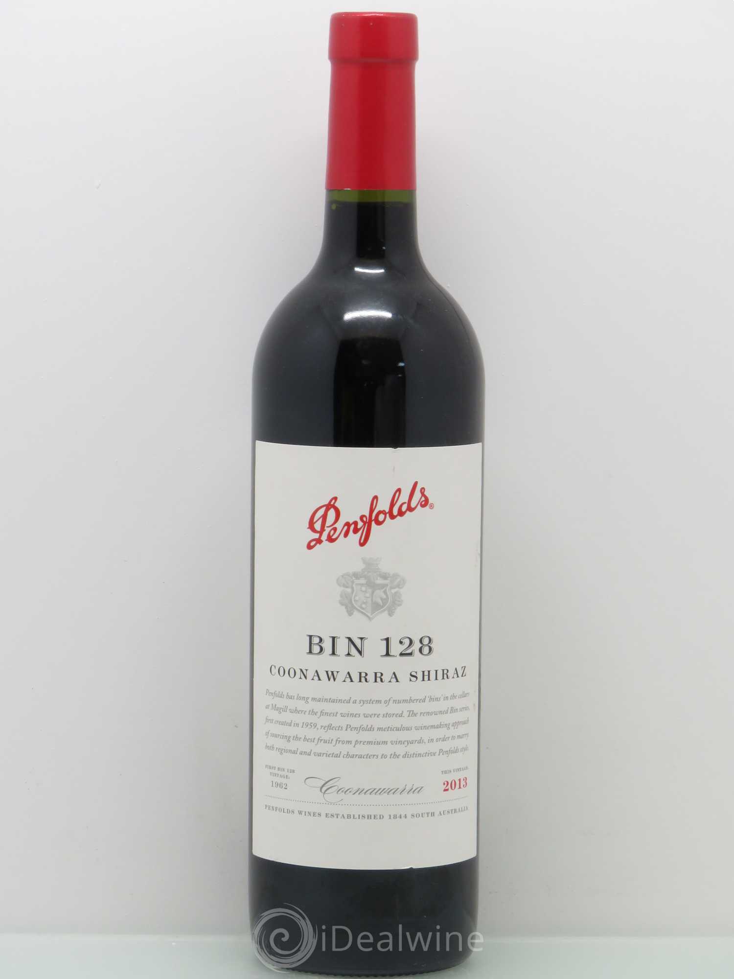 Australie Coonawarra Shiraz Penfolds bin 128 2013 - Posten von 1 Flasche - 0