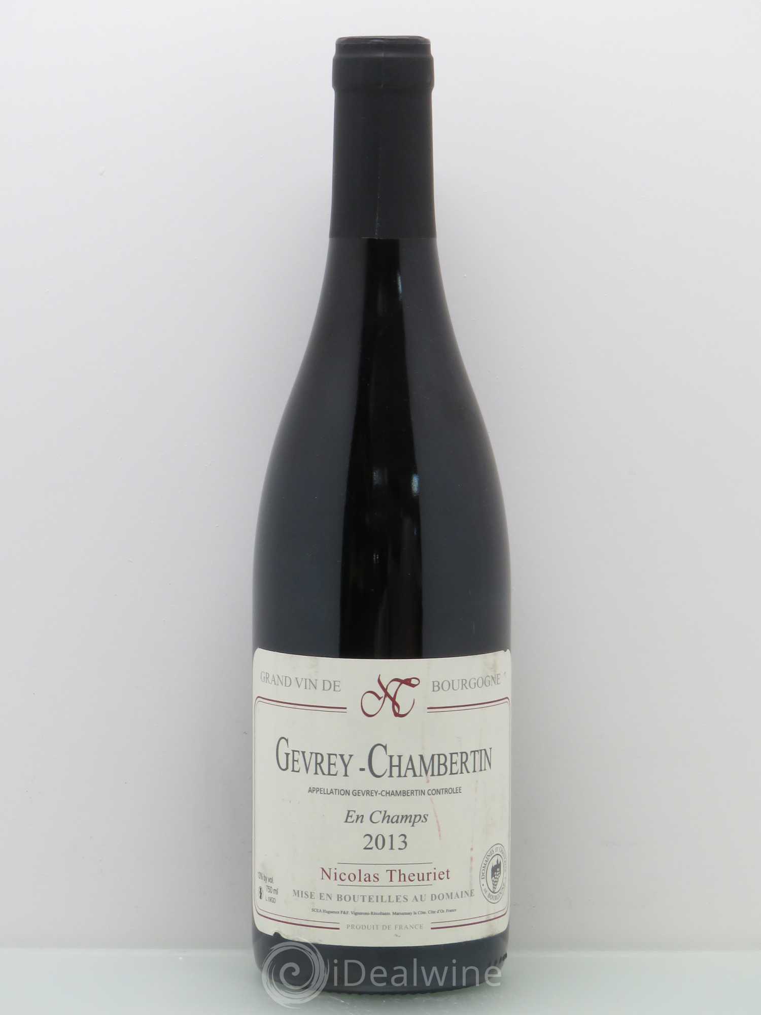 Gevrey-Chambertin En Champs - Nicolas Theuriet 2013 - Posten von 1 Flasche - 0
