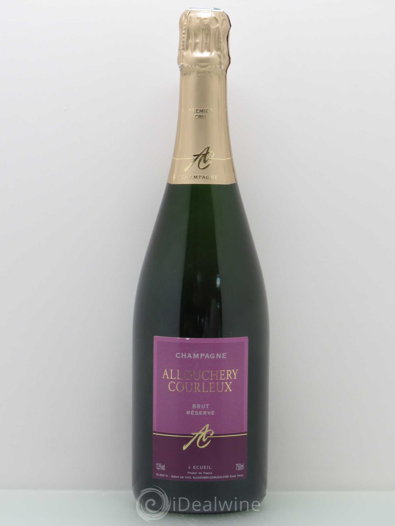 Champagne Réserve 1er Cru - Allouchery Courleux - Posten von 1 Flasche - 0