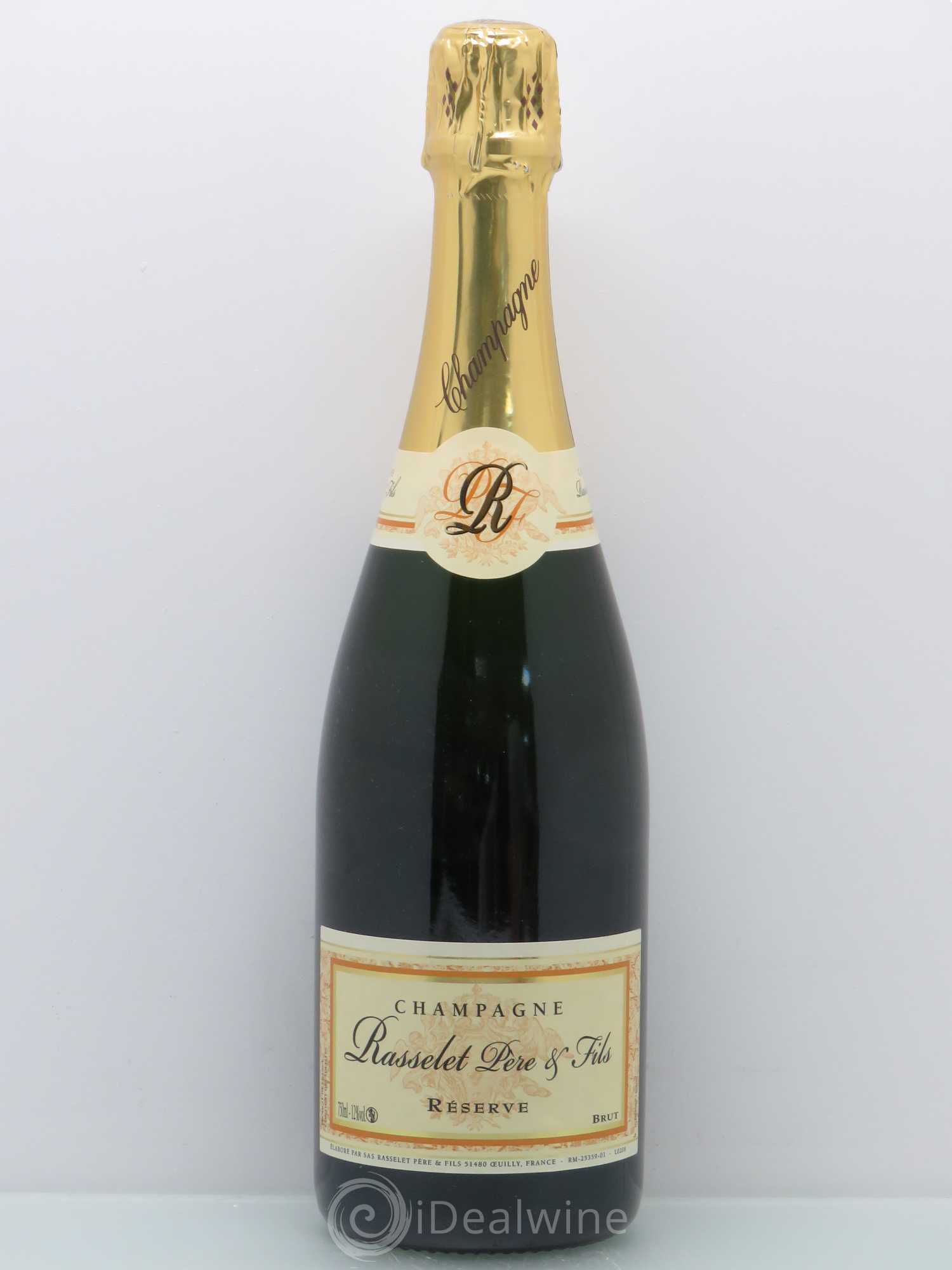 Champagne Réserve - Rasselet - Lot de 1 bouteille - 0