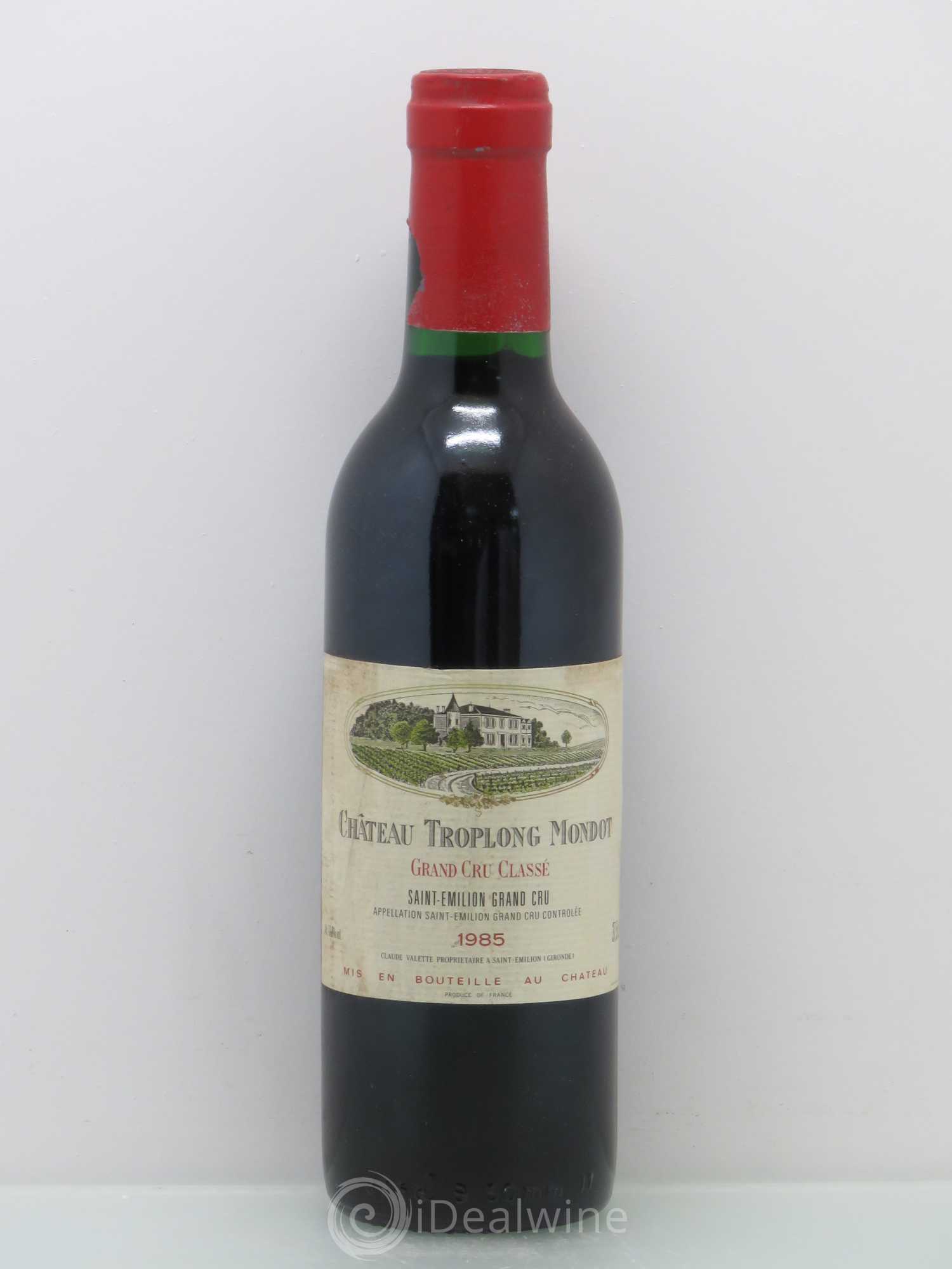 Château Troplong Mondot 1er Grand Cru Classé B 1985 - Lot de 1 demi bouteille - 0