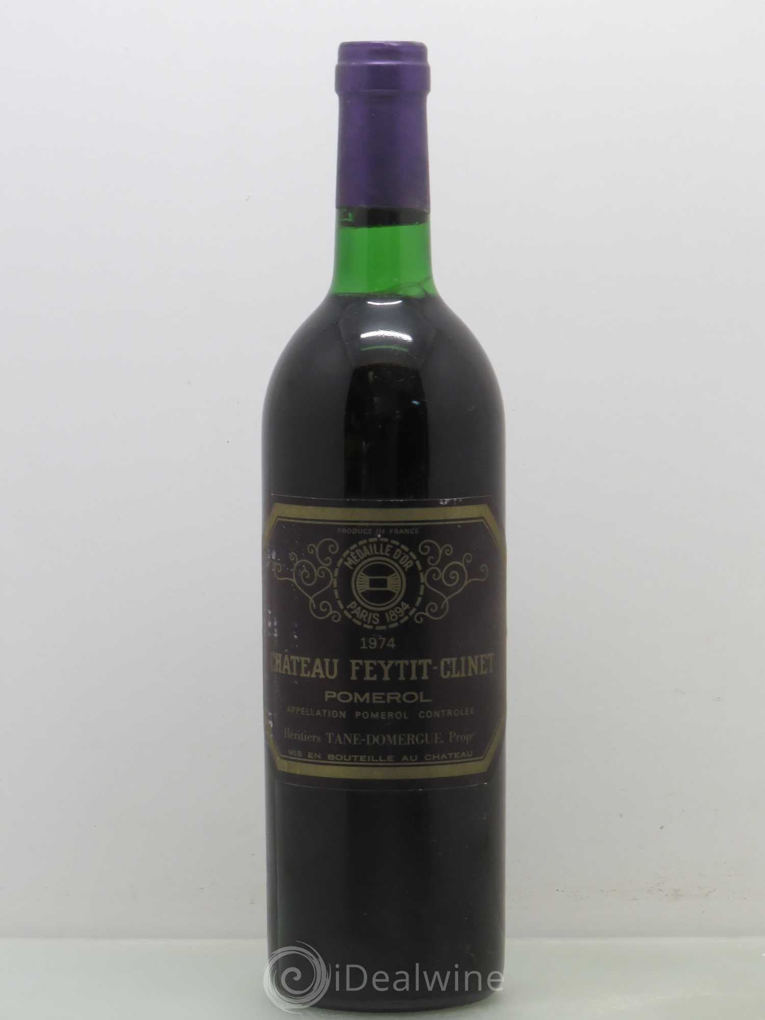 Château Feytit-Clinet 1974 - Lot de 1 bouteille - 0