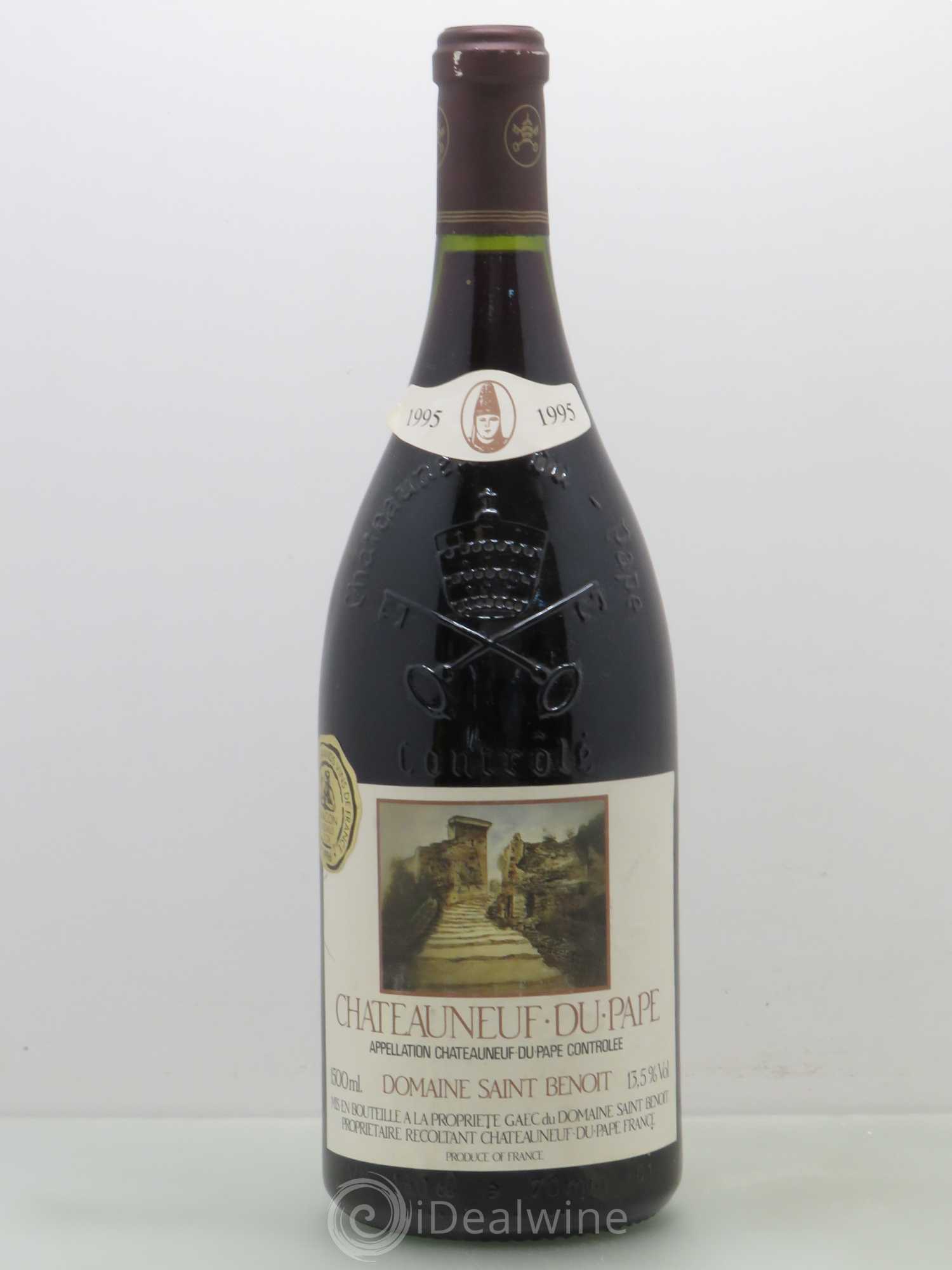 Châteauneuf-du-Pape Saint Benoit 1995 - Posten von 1 Magnum - 0