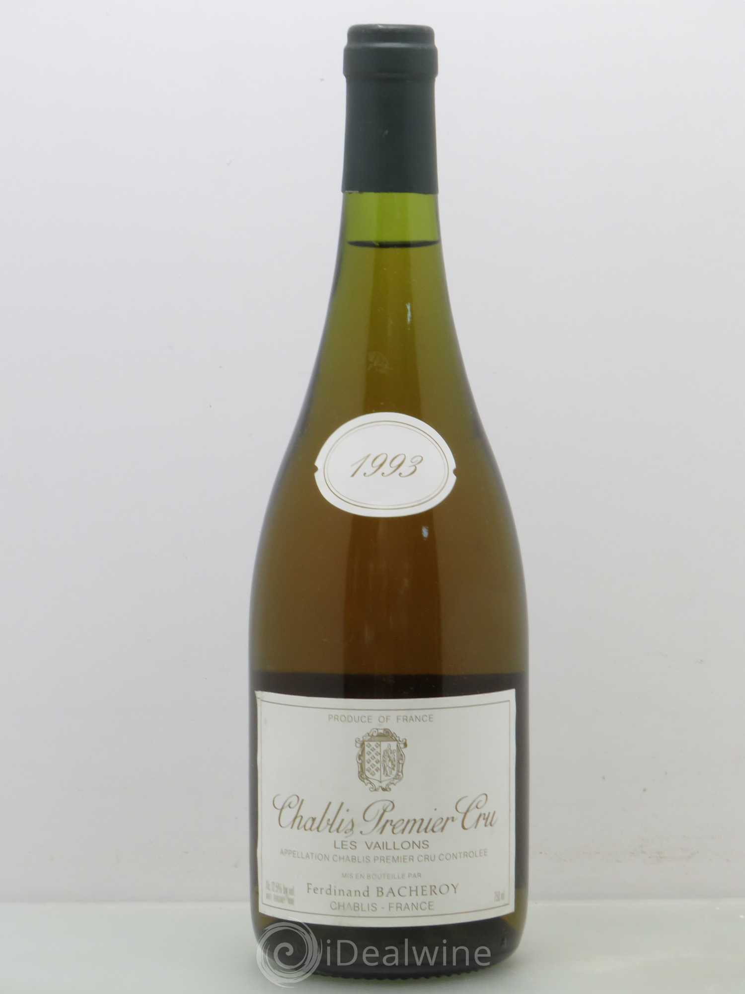 Chablis 1er Cru F.Bacheroy 1993 - Posten von 1 Flasche - 0