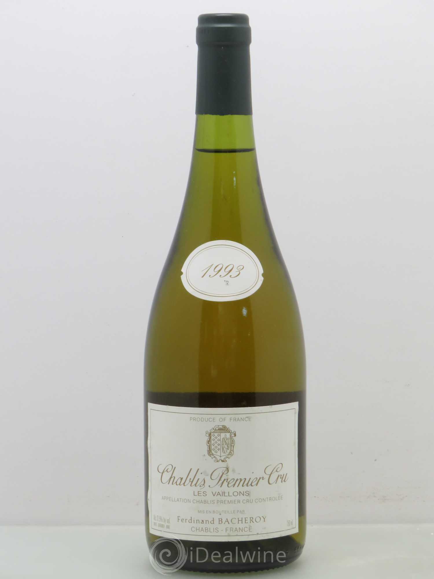 Chablis 1er Cru F.Bacheroy 1993 - Posten von 1 Flasche - 0