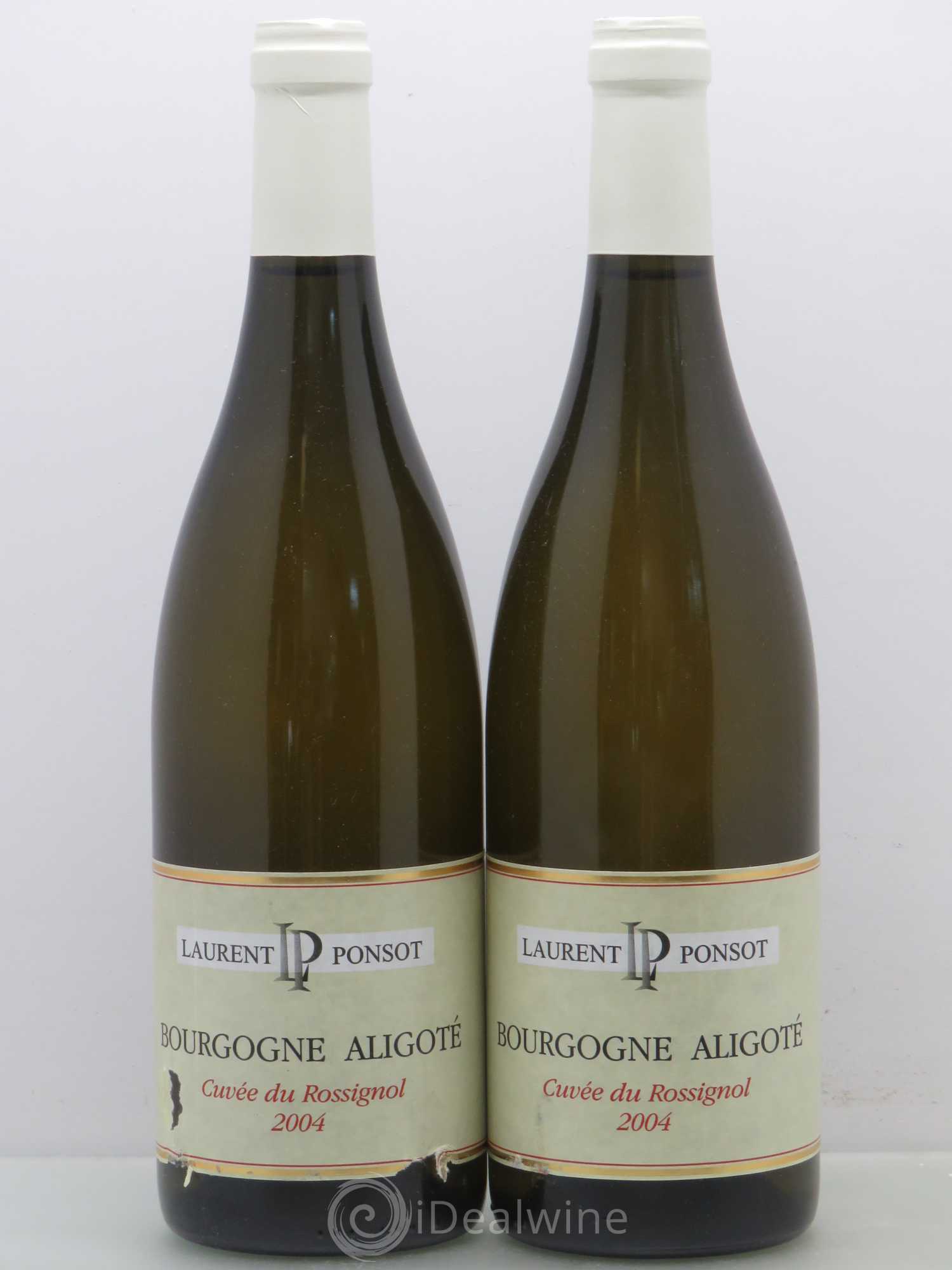 Bourgogne Aligoté Cuvée du Rossignol Ponsot 2004 - Posten von 2 Flaschen - 0