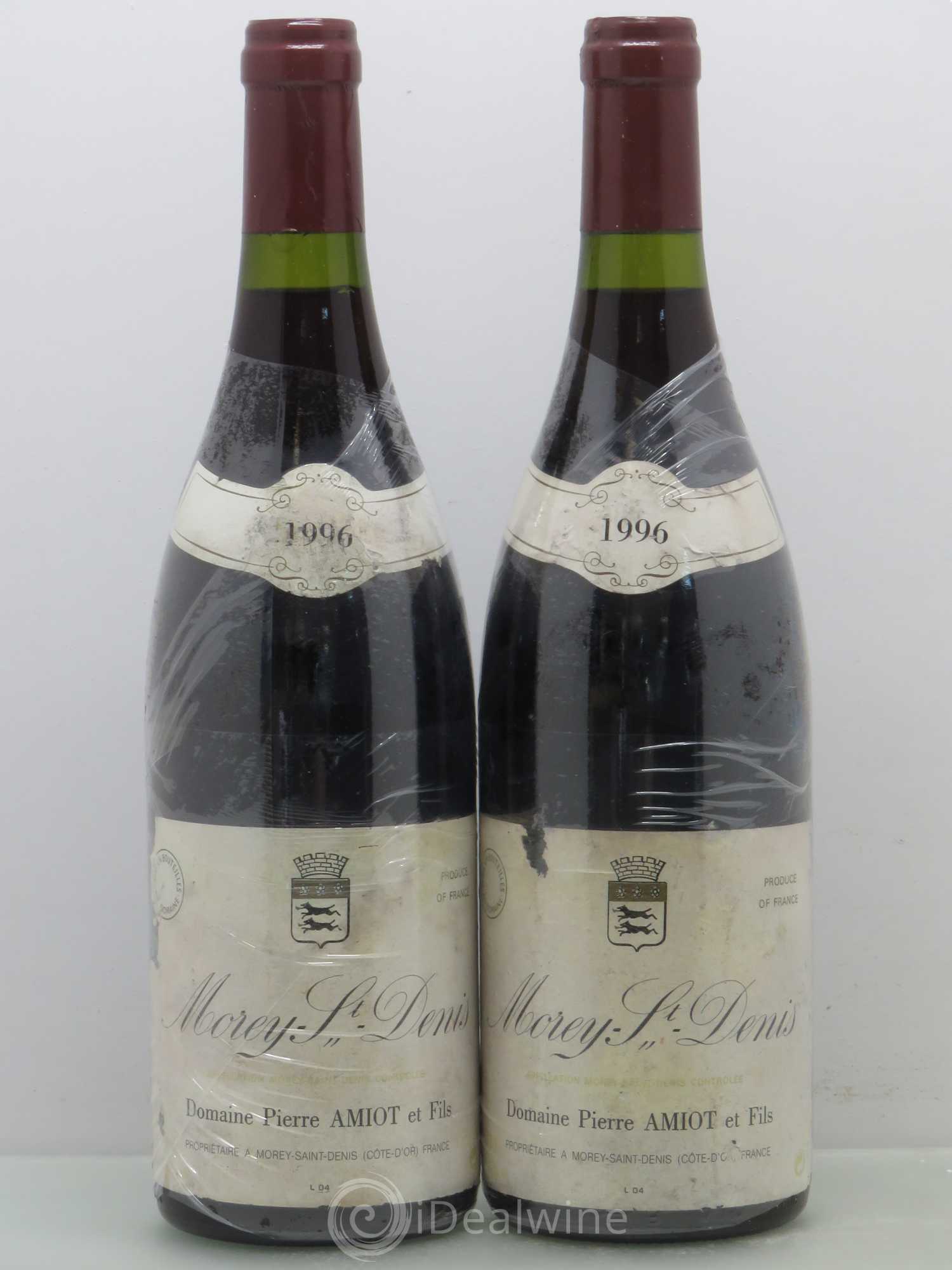 Morey-Saint-Denis Pierre Amiot 1996 - Lot de 2 bouteilles - 0