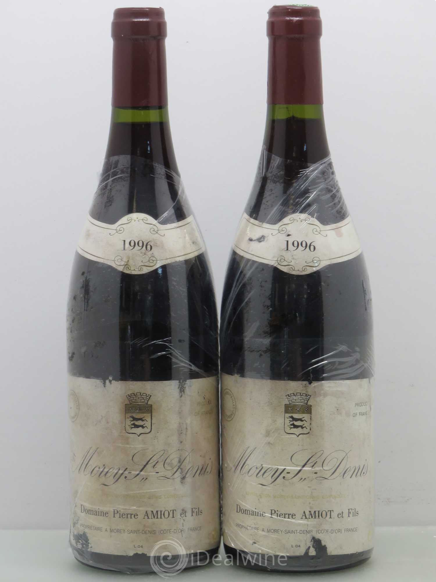 Morey-Saint-Denis Pierre Amiot 1996 - Lot de 2 bouteilles - 0