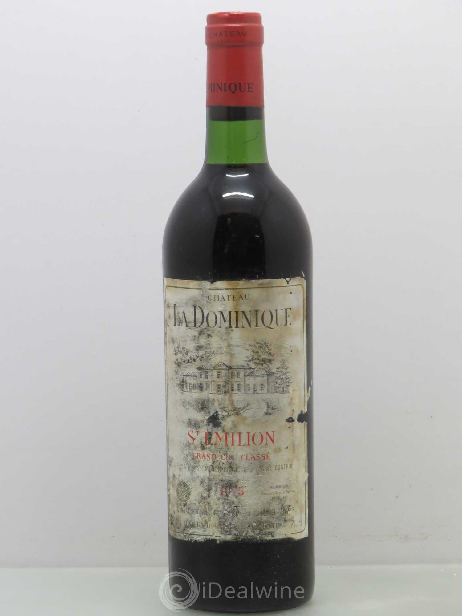 Château la Dominique Grand Cru Classé 1975 - Lot de 1 bouteille - 0