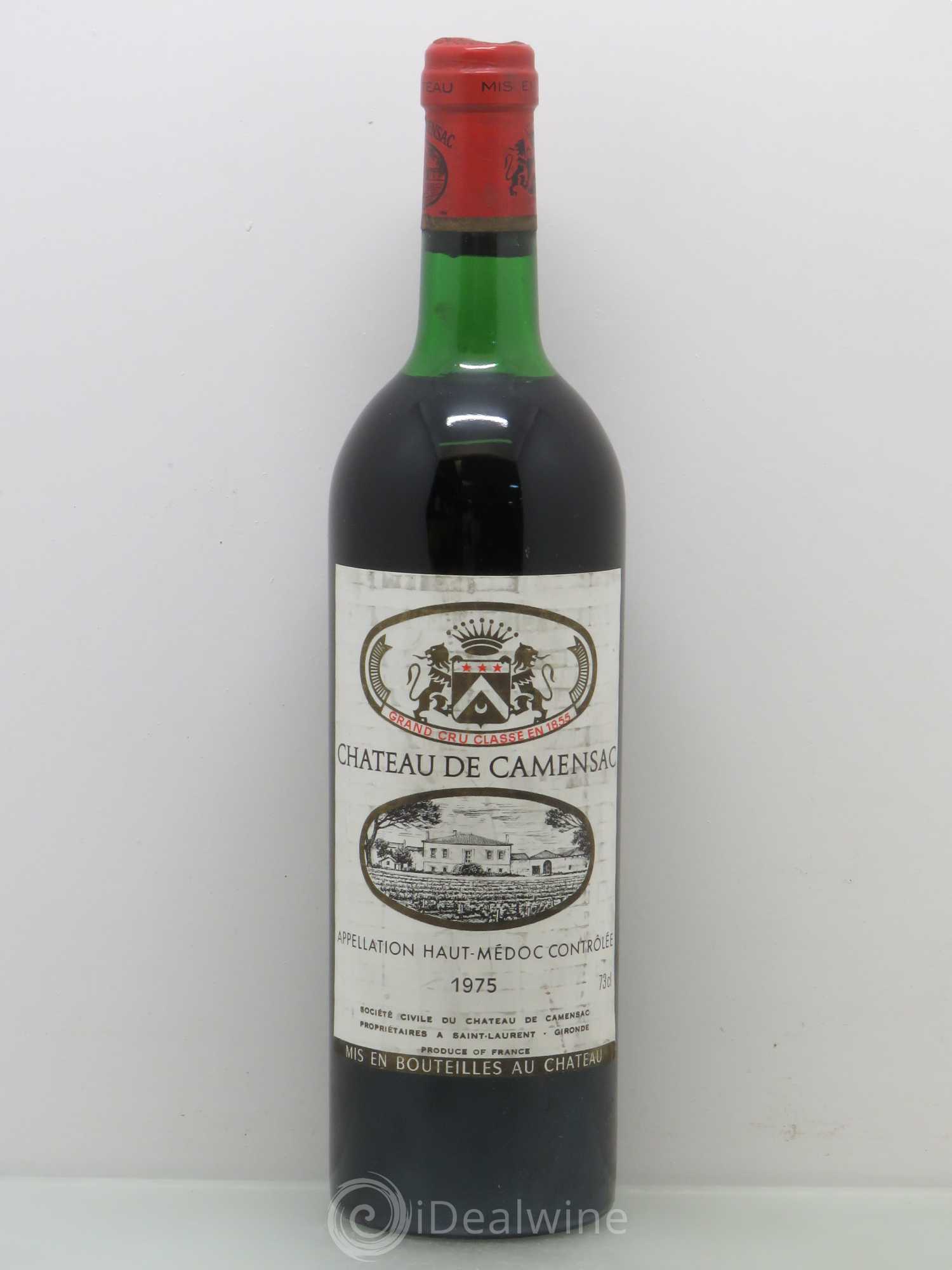 Château Camensac 5ème Grand Cru Classé 1975 - Lot de 1 bouteille - 0