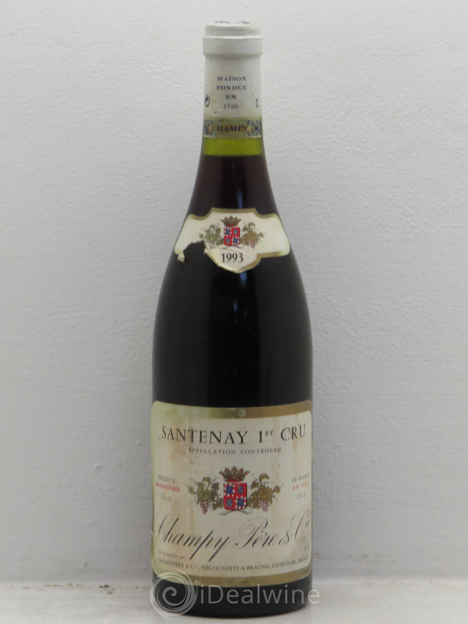 Santenay 1er Cru Champy 1993 - Lot de 1 bouteille - 0