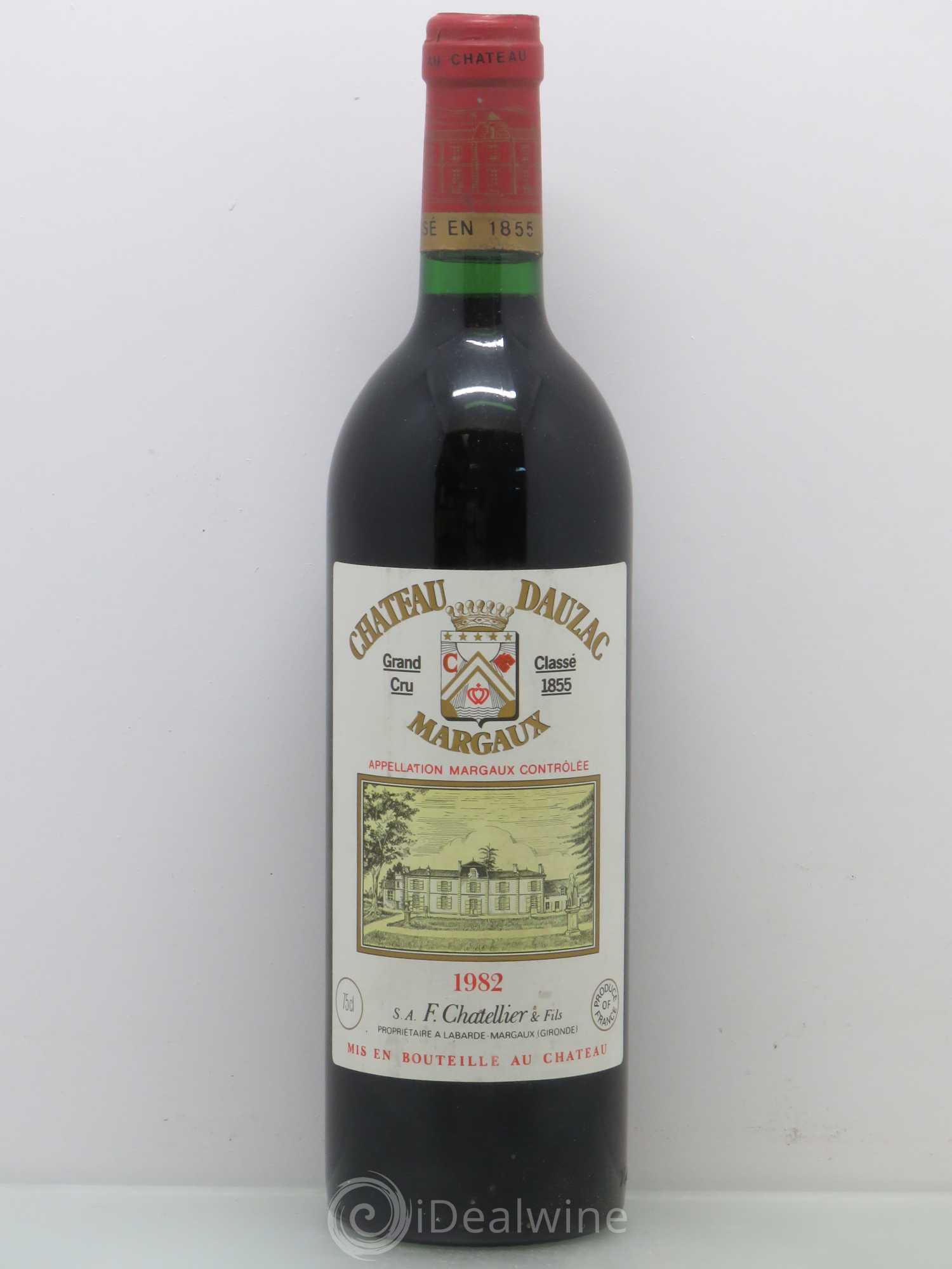 Château Dauzac 5ème Grand Cru Classé 1982 - Lot de 1 bouteille - 0