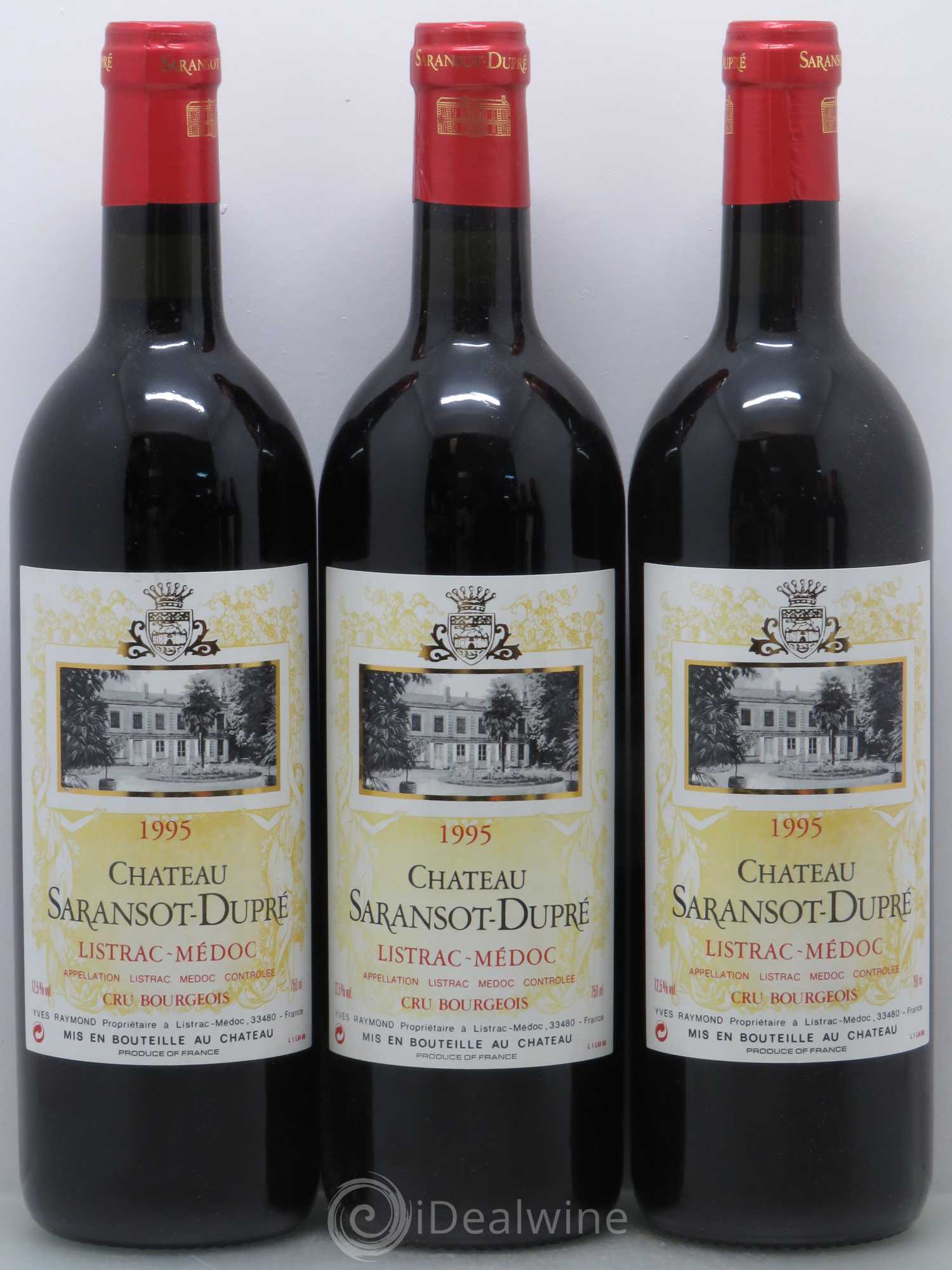Château Saransot Dupré Cru Bourgeois 1995 - Lot de 6 bouteilles - 2