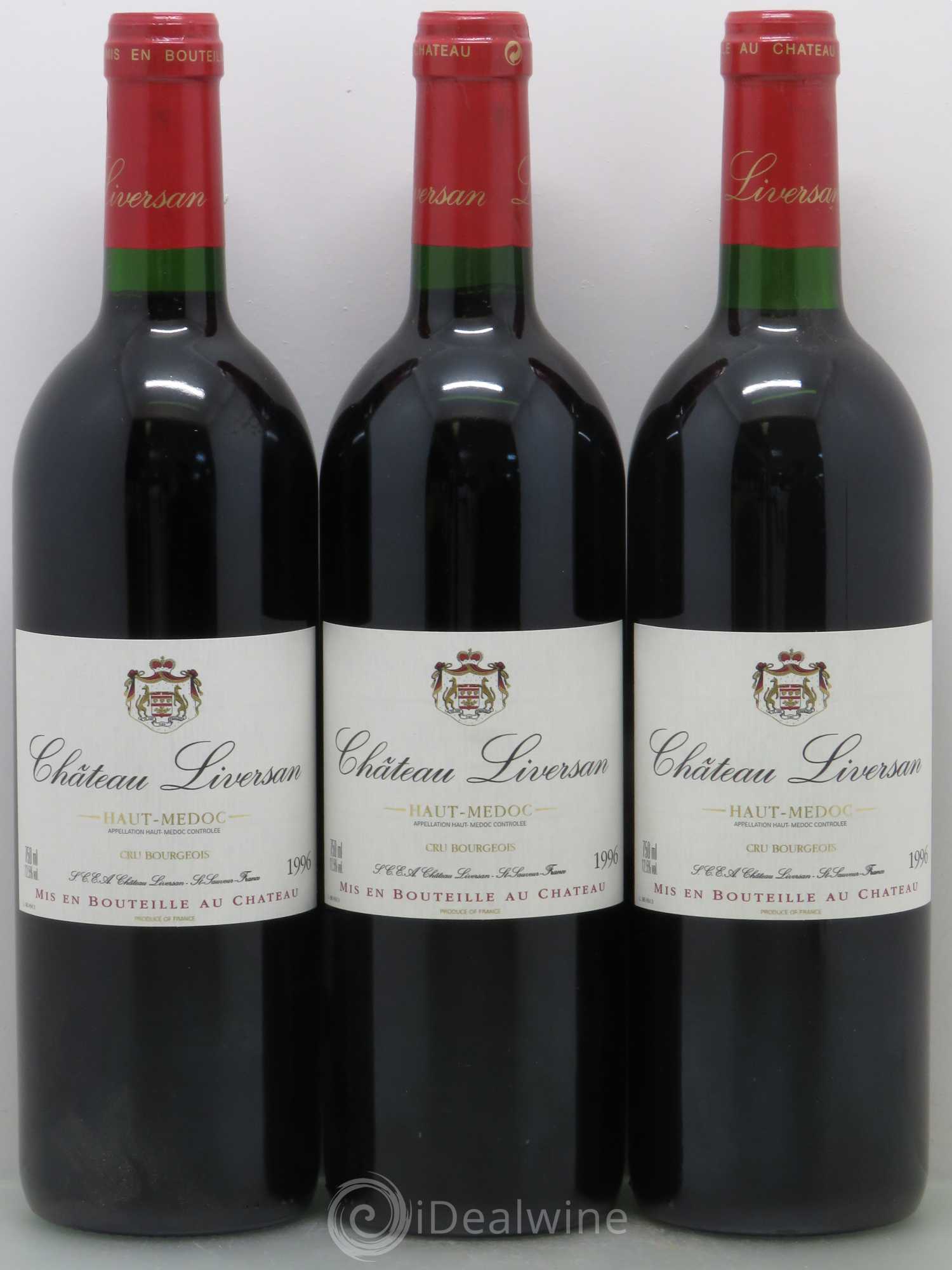 Château Liversan Cru Bourgeois 1996 - Lot de 6 bouteilles - 2