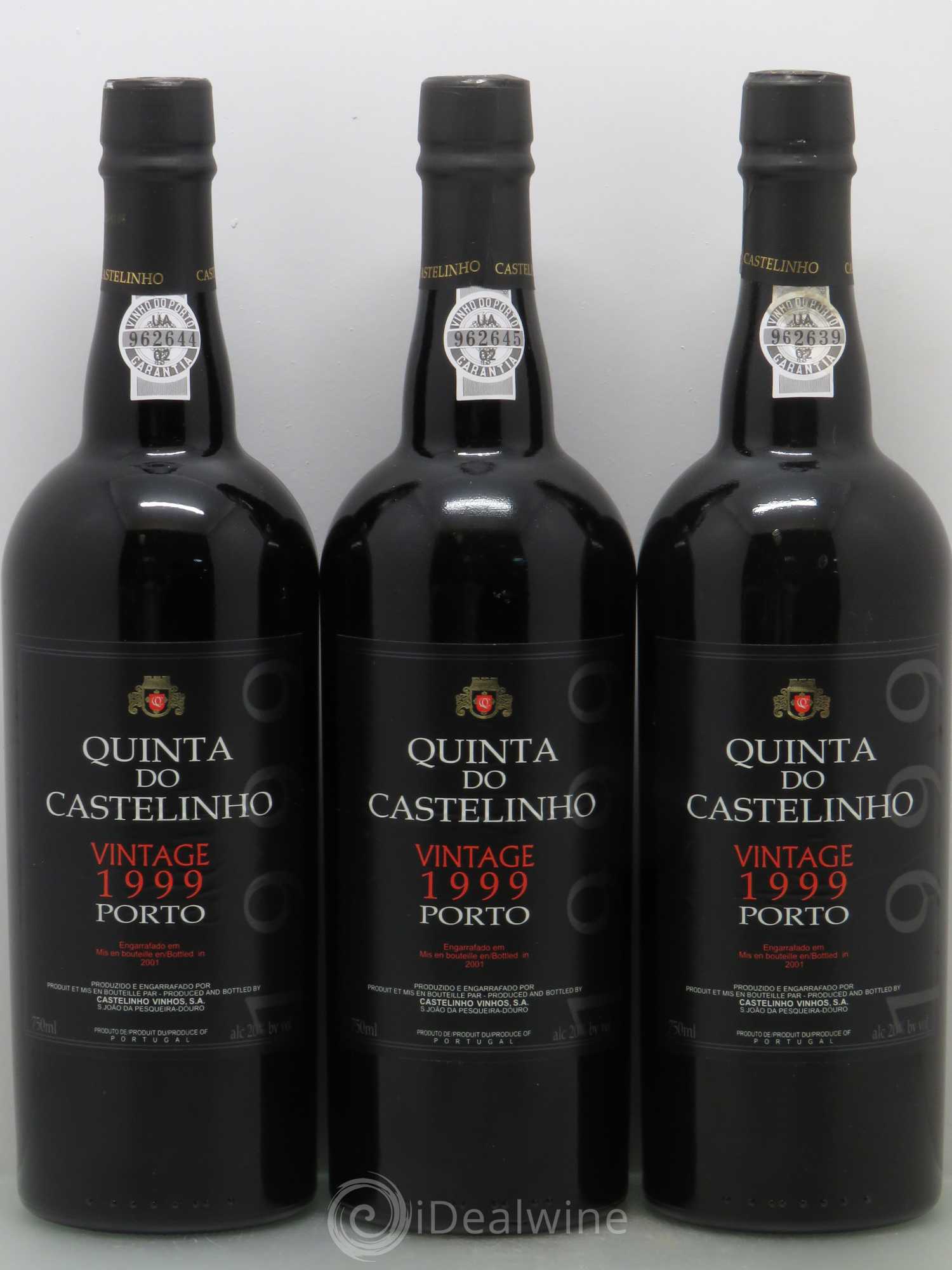 Porto Quinta do Castelinho Vintage 1999 - Posten von 3 Flaschen - 0
