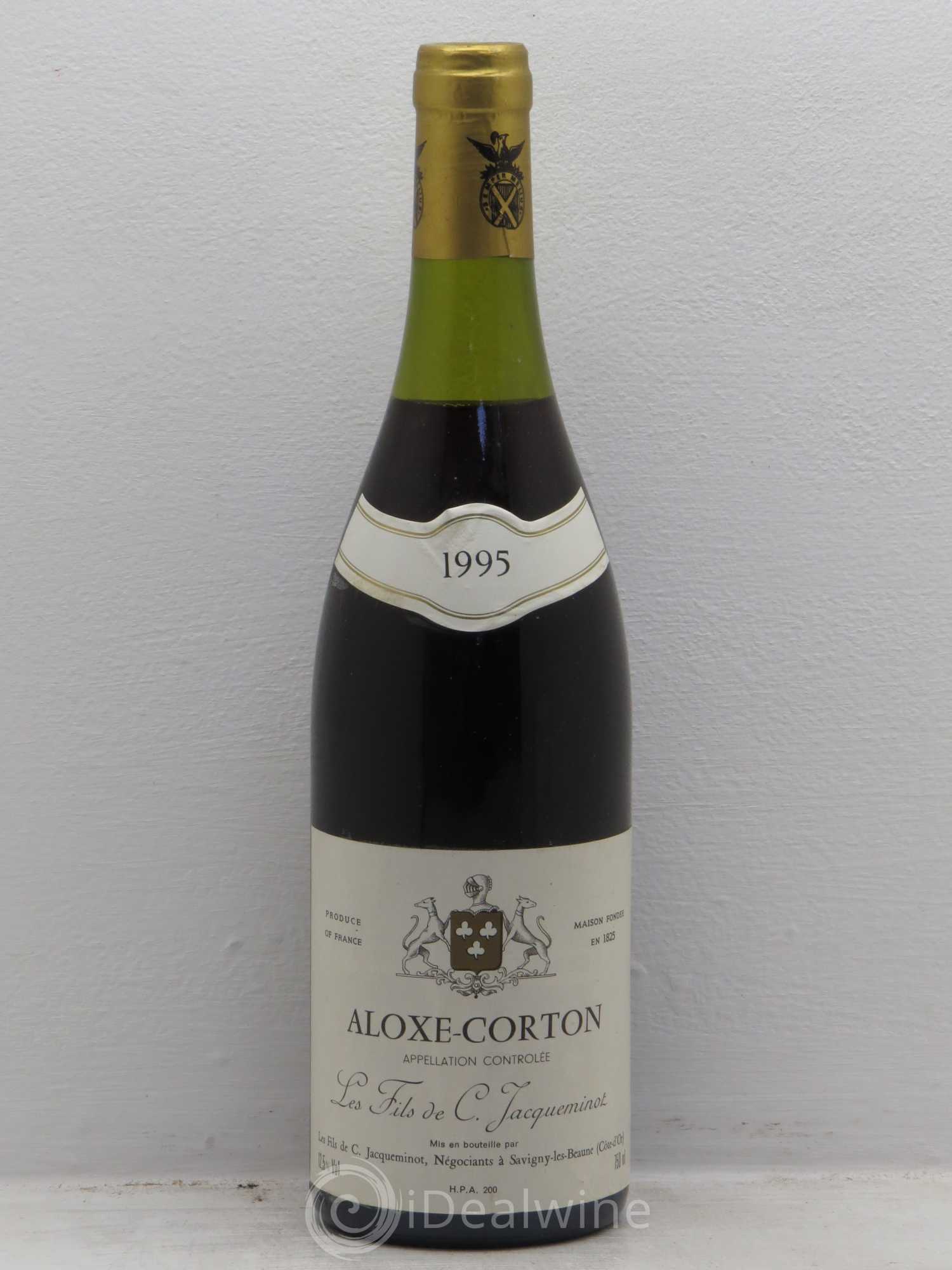 Aloxe-Corton Jacqueminot 1995 - Lot de 6 bouteilles - 0