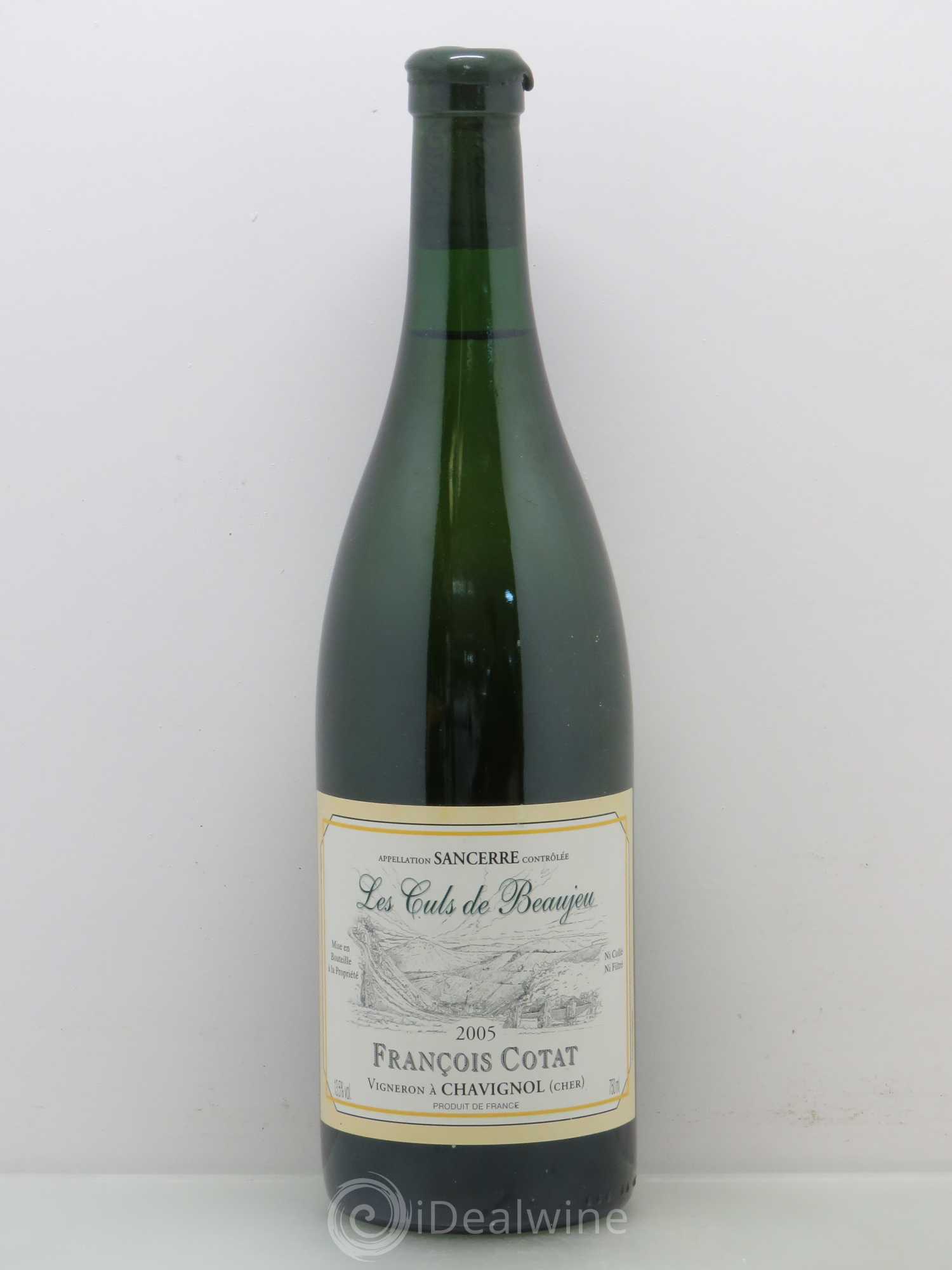 Sancerre Les Culs de Beaujeu François Cotat 2005 - Lot de 1 bouteille - 0