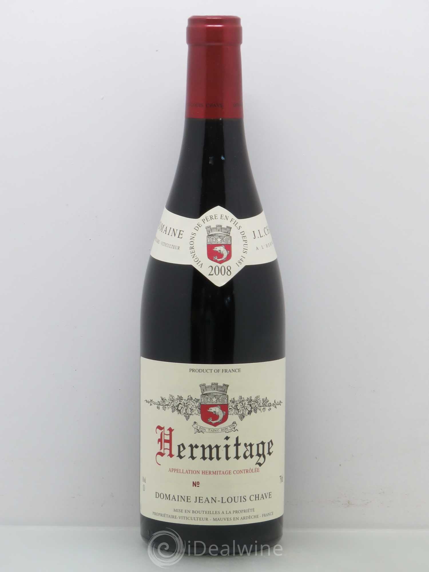 Hermitage Jean-Louis Chave 2008 - Lot de 1 bouteille - 0