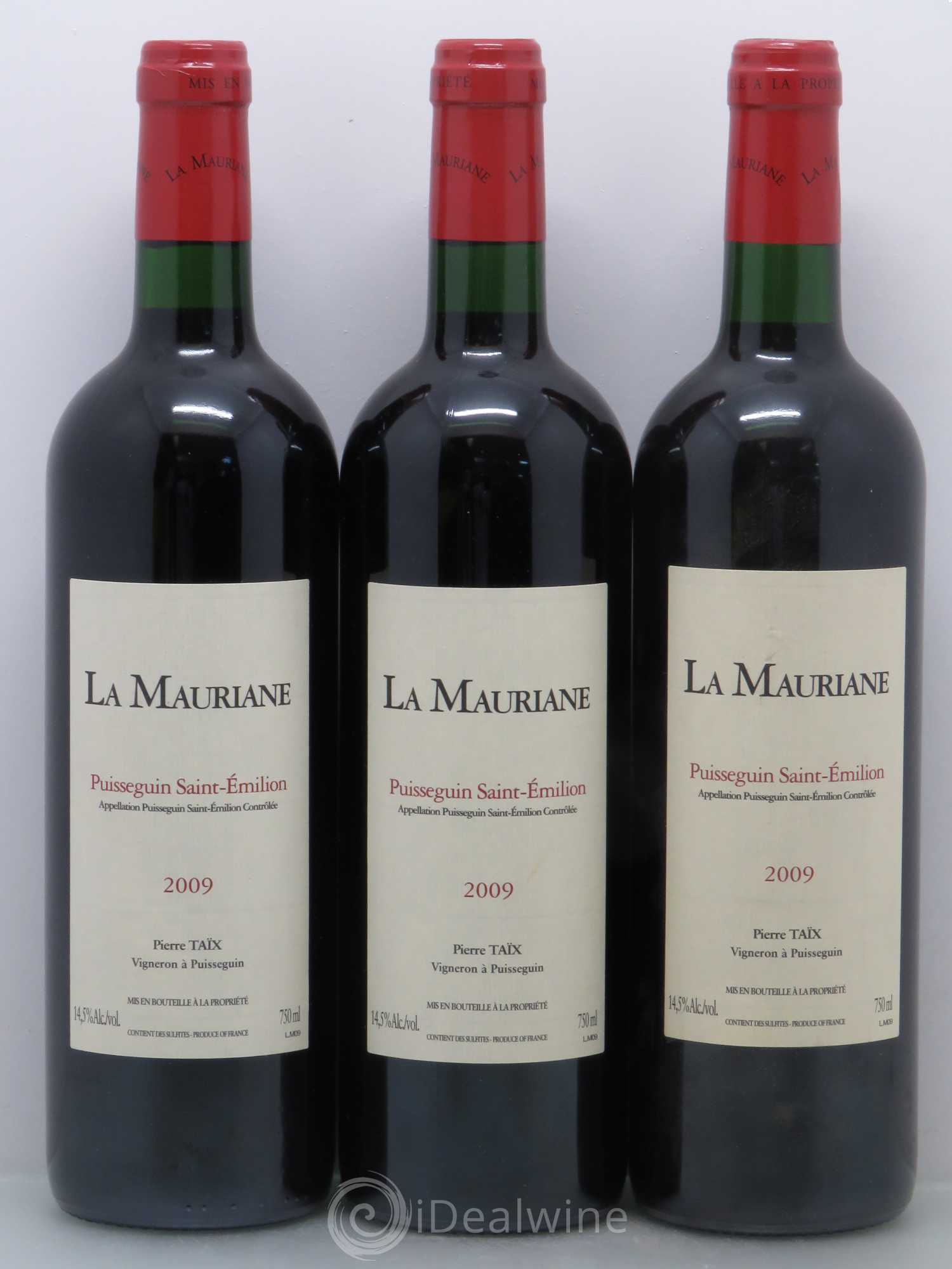 La Mauriane 2009 - Lot de 3 bouteilles - 0