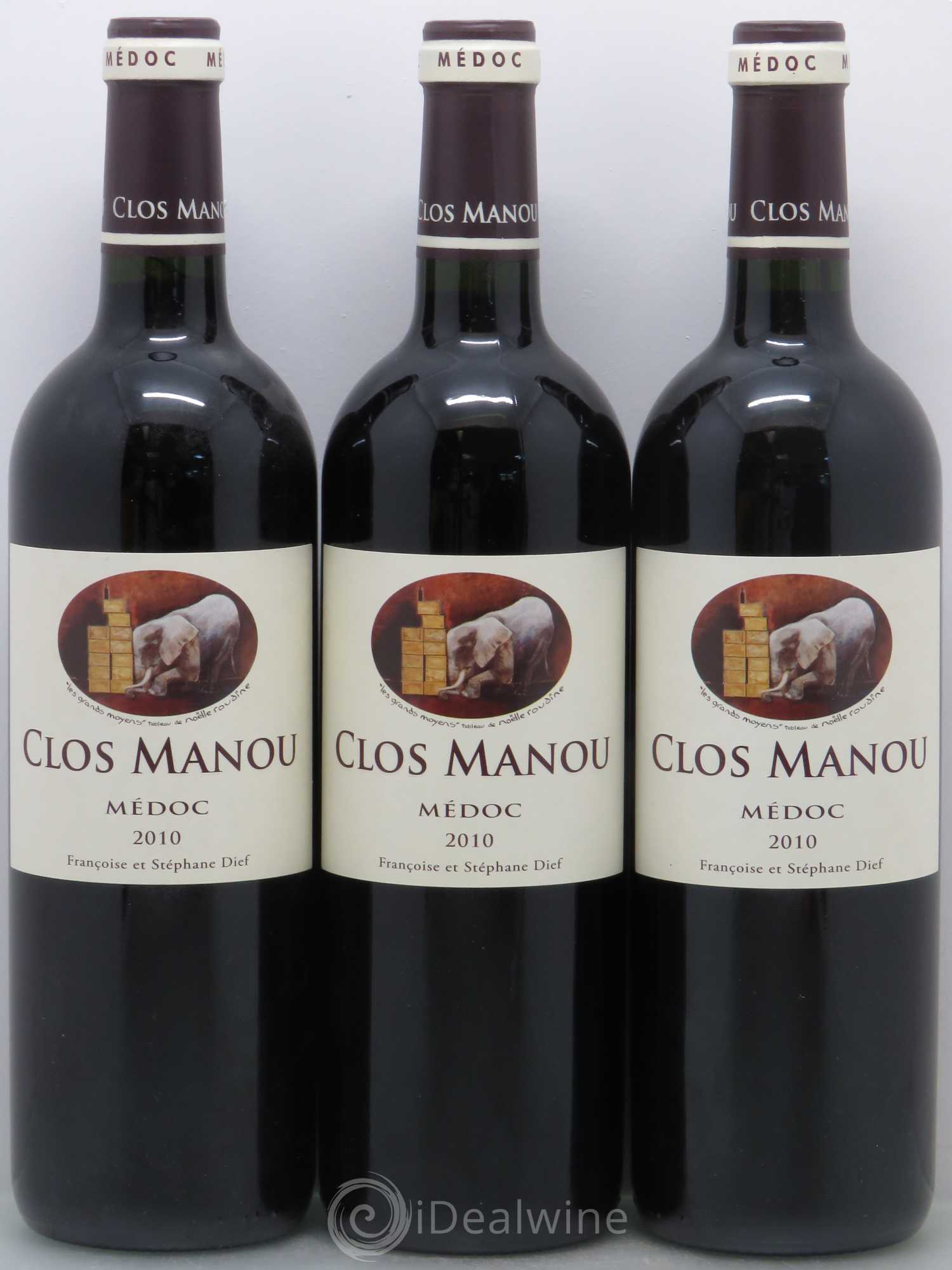 Clos Manou 2010 - Lot de 3 bouteilles - 0