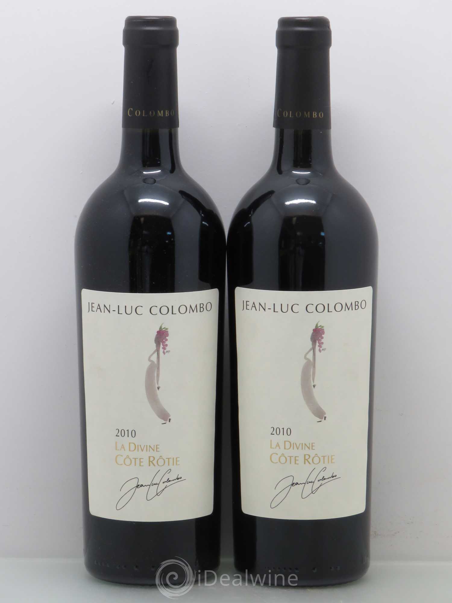 Côte-Rôtie La Divine Jean-Luc Colombo 2010 - Lot de 2 bouteilles - 0