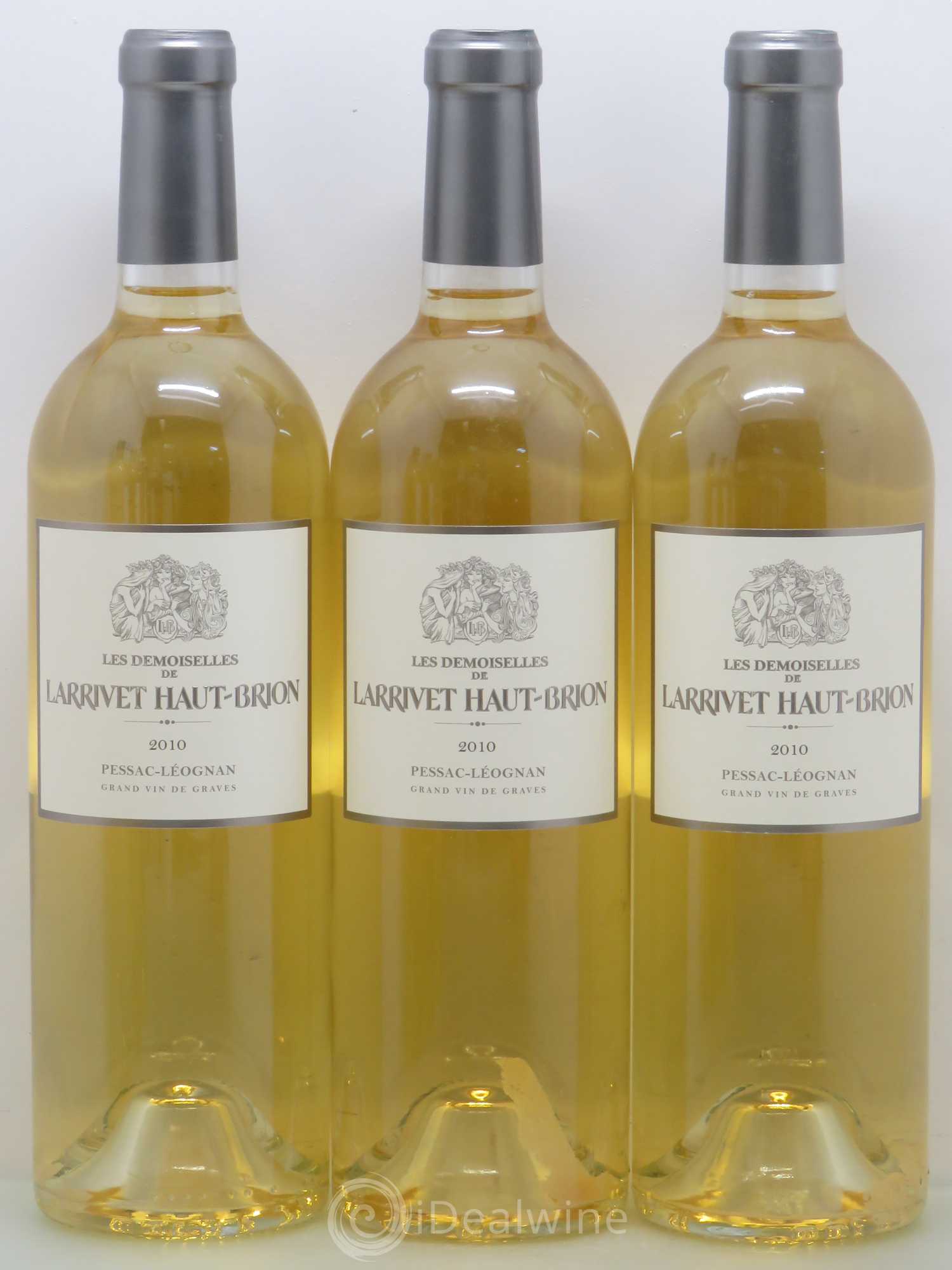 Bordeaux Pessac Leognan Demoiselles de Larrivet Haut Brion 2010 - Posten von 12 Flaschen - 1