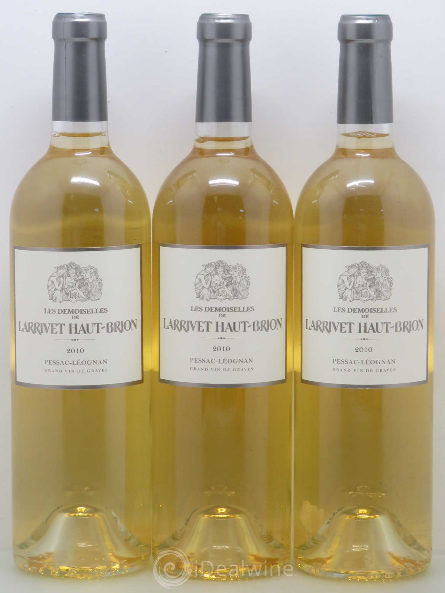 Bordeaux Pessac Leognan Demoiselles de Larrivet Haut Brion 2010 - Posten von 12 Flaschen - 2