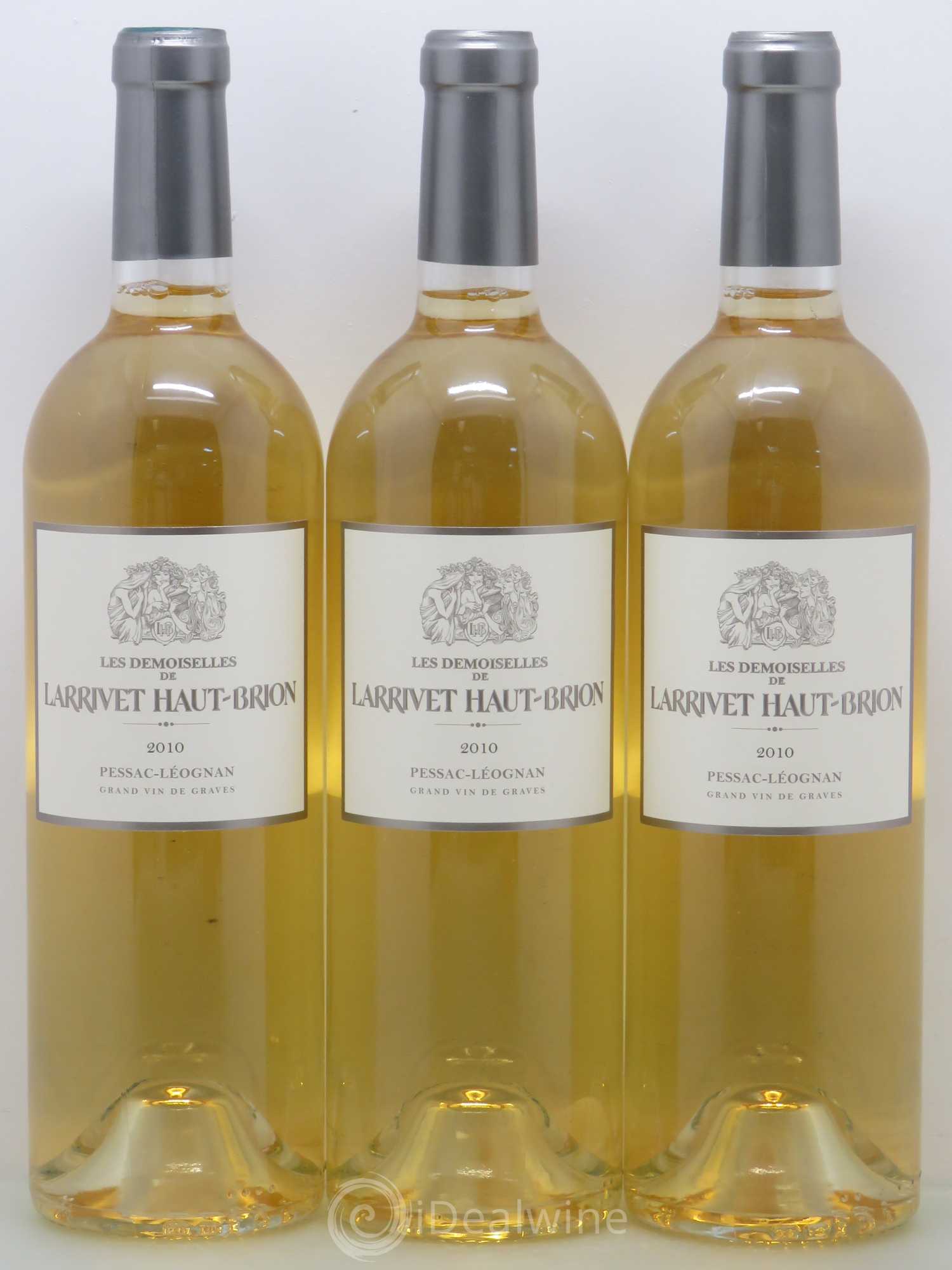 Bordeaux Pessac Leognan Demoiselles de Larrivet Haut Brion 2010 - Posten von 12 Flaschen - 3