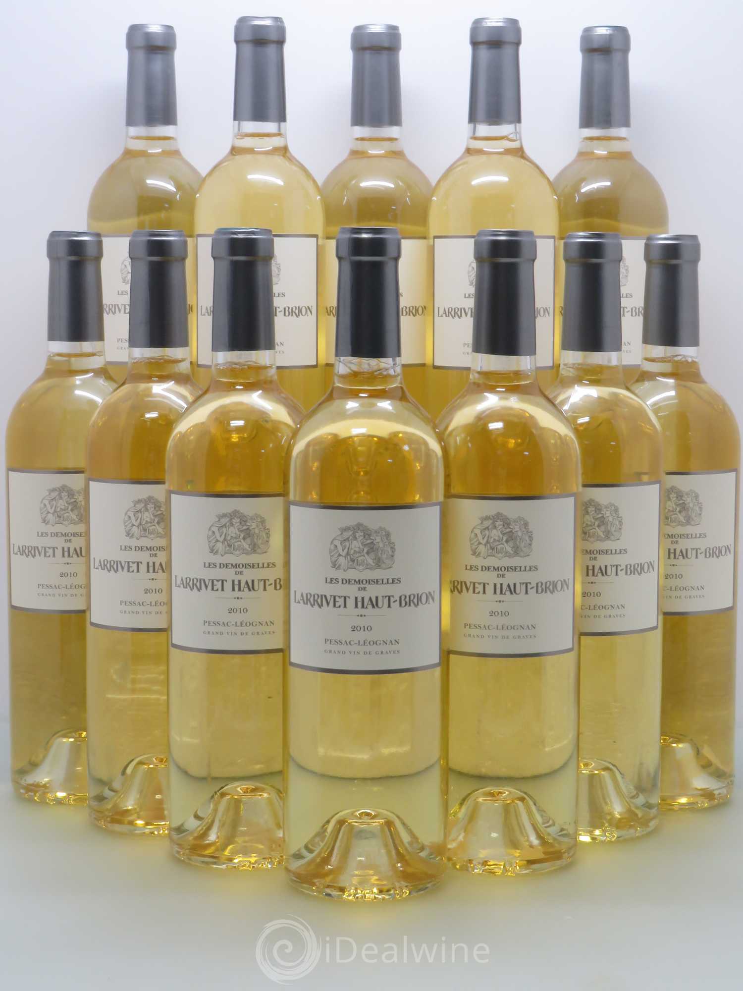 Bordeaux Pessac Leognan Demoiselles de Larrivet Haut Brion 2010 - Posten von 12 Flaschen - 0