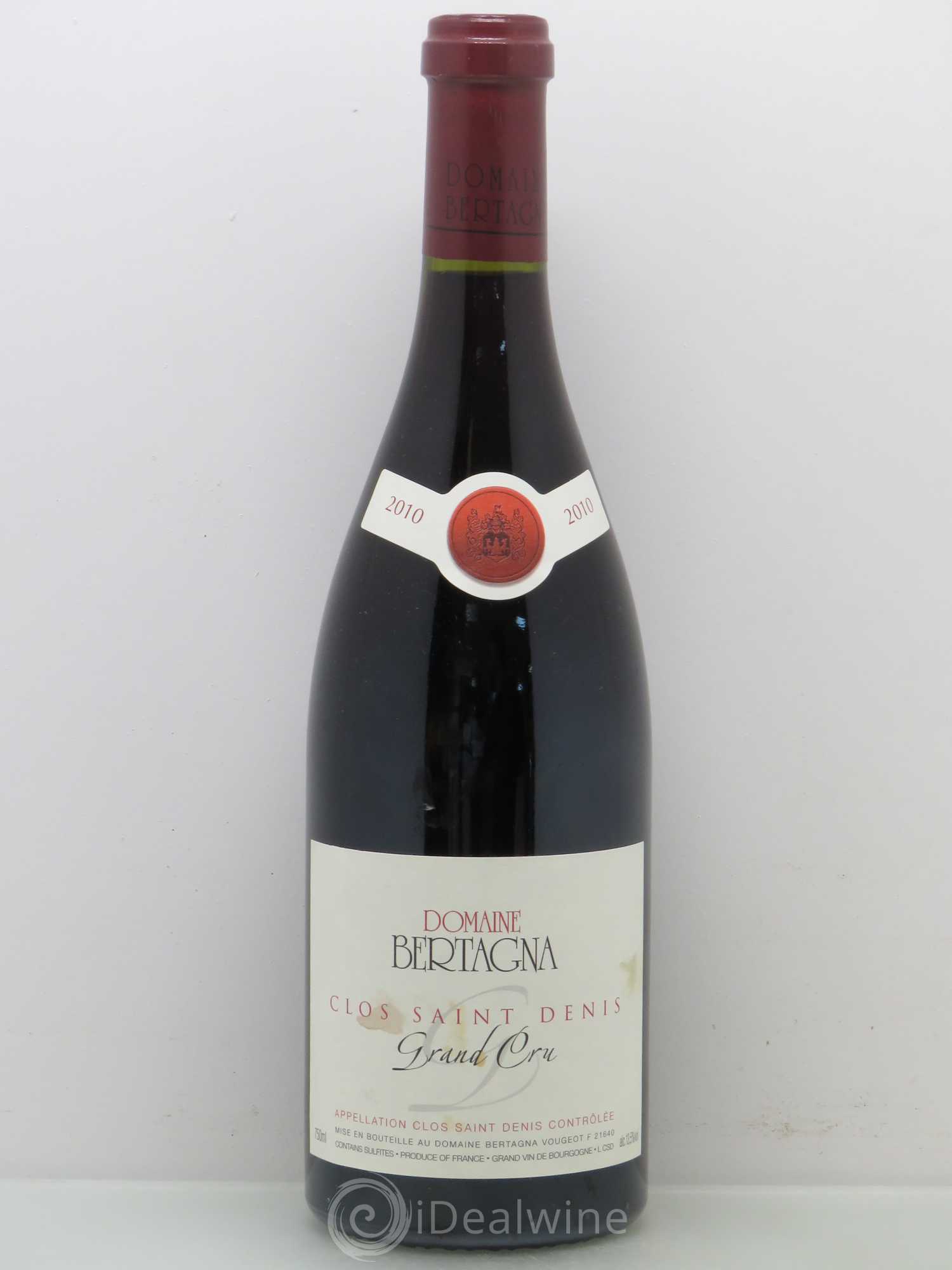 Clos Saint-Denis Grand Cru Bertagna 2010 - Lot de 1 bouteille - 0