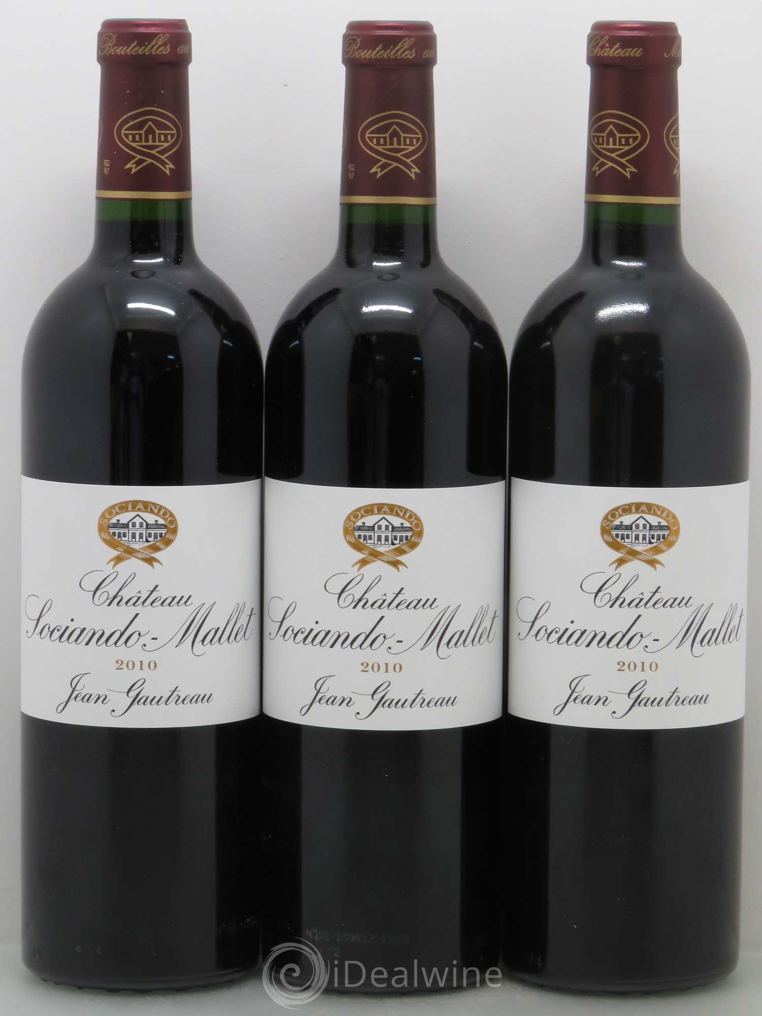 Château Sociando Mallet 2010 - Lot de 6 bouteilles - 2