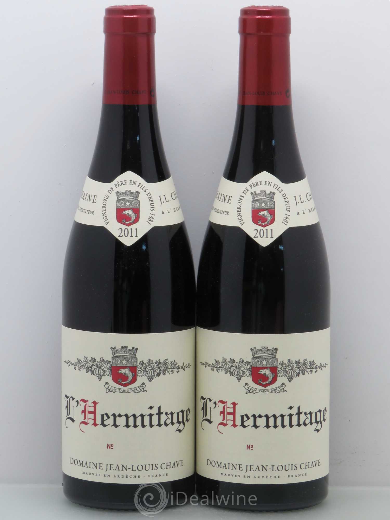 Hermitage Jean-Louis Chave 2011 - Lot de 2 bouteilles - 0