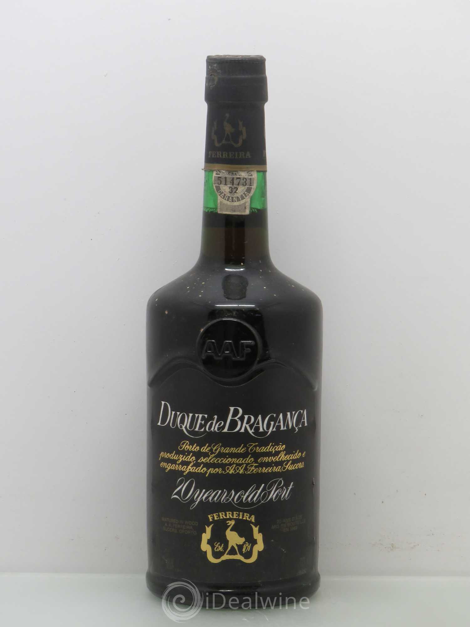 Porto Ferreira 20 Y old port - bottled 1983 - Duque Braganca - Posten von 1 Flasche - 0