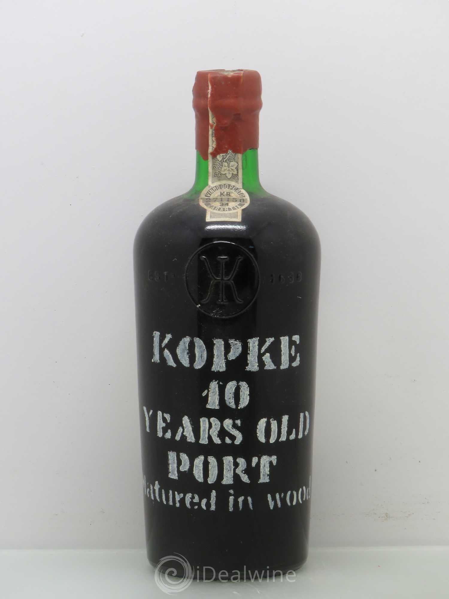 Porto Kopke 10 Y old port - bottled 1983 - Posten von 1 Flasche - 0