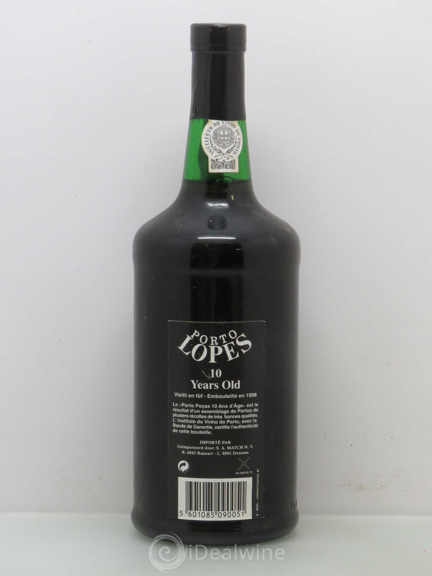 Porto Lopes / Pocas Junior 10 Y old - bottled 1998 - Lot of 1 bottle - 1