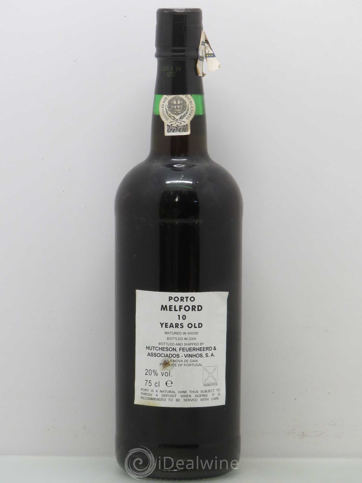 Porto Melford / Hutcheson 10 Y old port - bottled 2004 - Posten von 1 Flasche - 1
