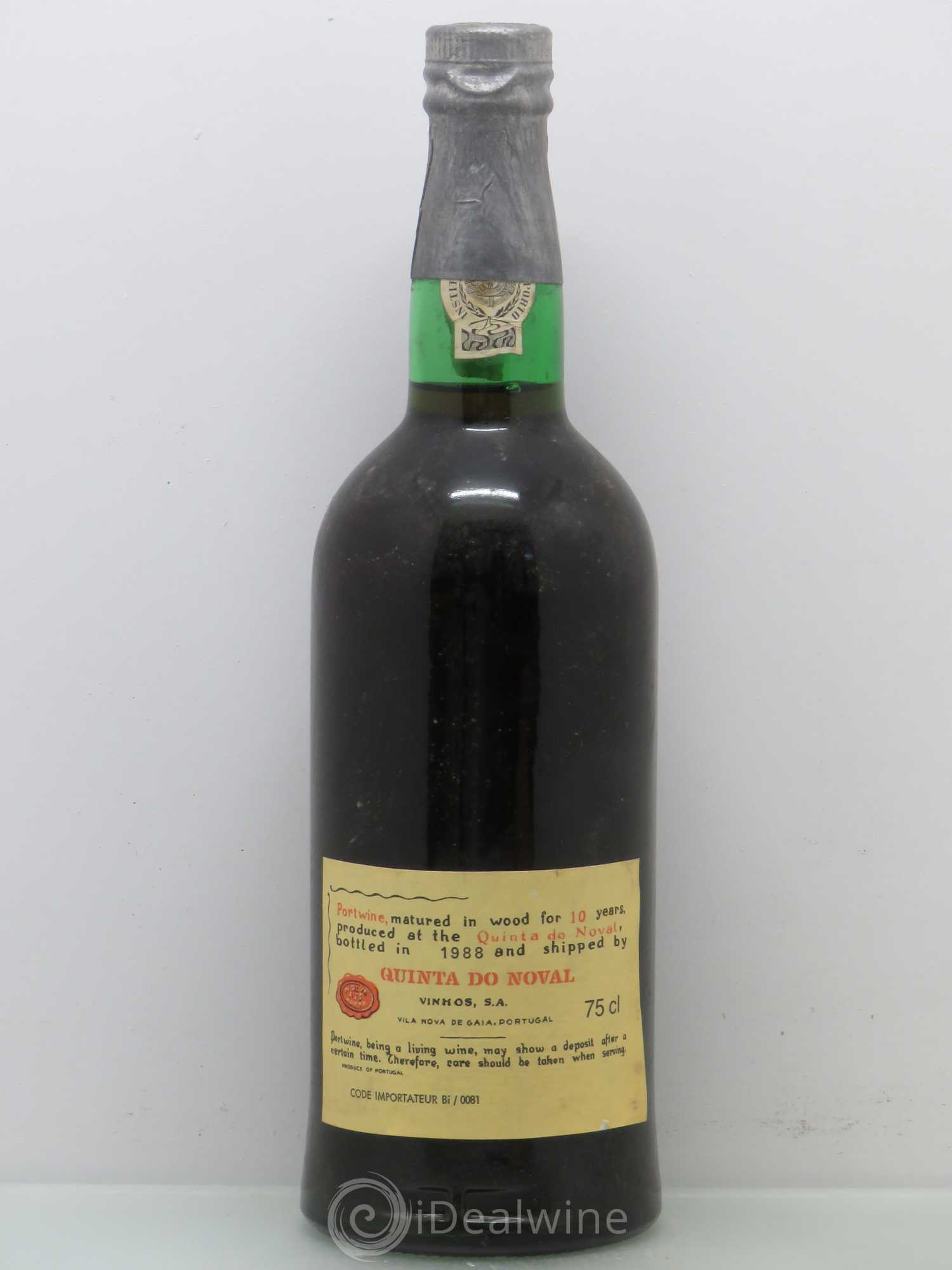 Porto Quinta do Noval 10 Y old port - bottled 1988 - Posten von 1 Flasche - 1