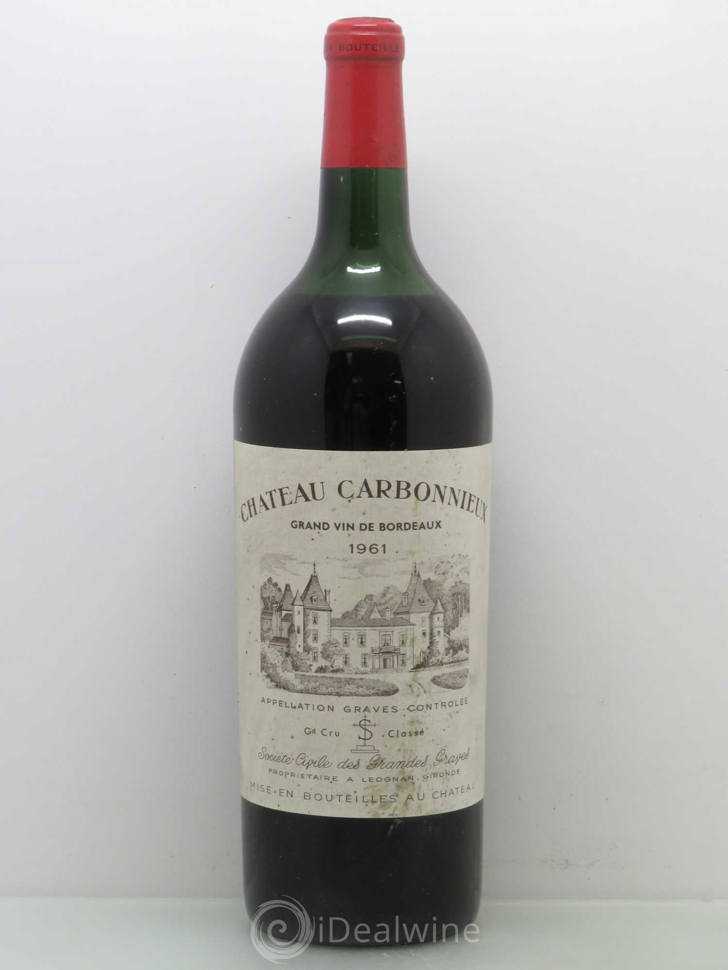 Château Carbonnieux Cru Classé de Graves 1961 - Lot de 1 magnum - 0