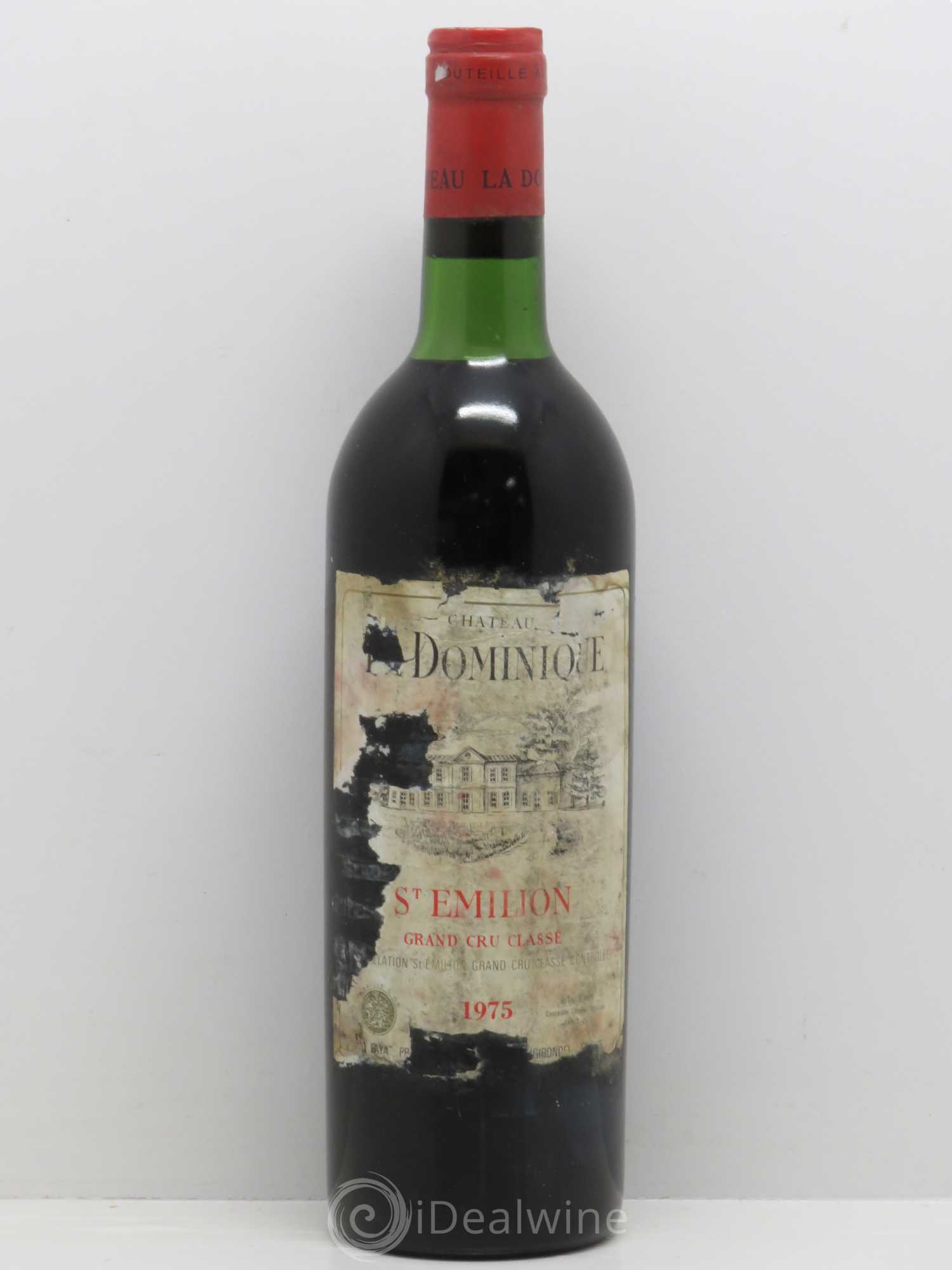 Château la Dominique Grand Cru Classé 1975 - Lot de 1 bouteille - 0