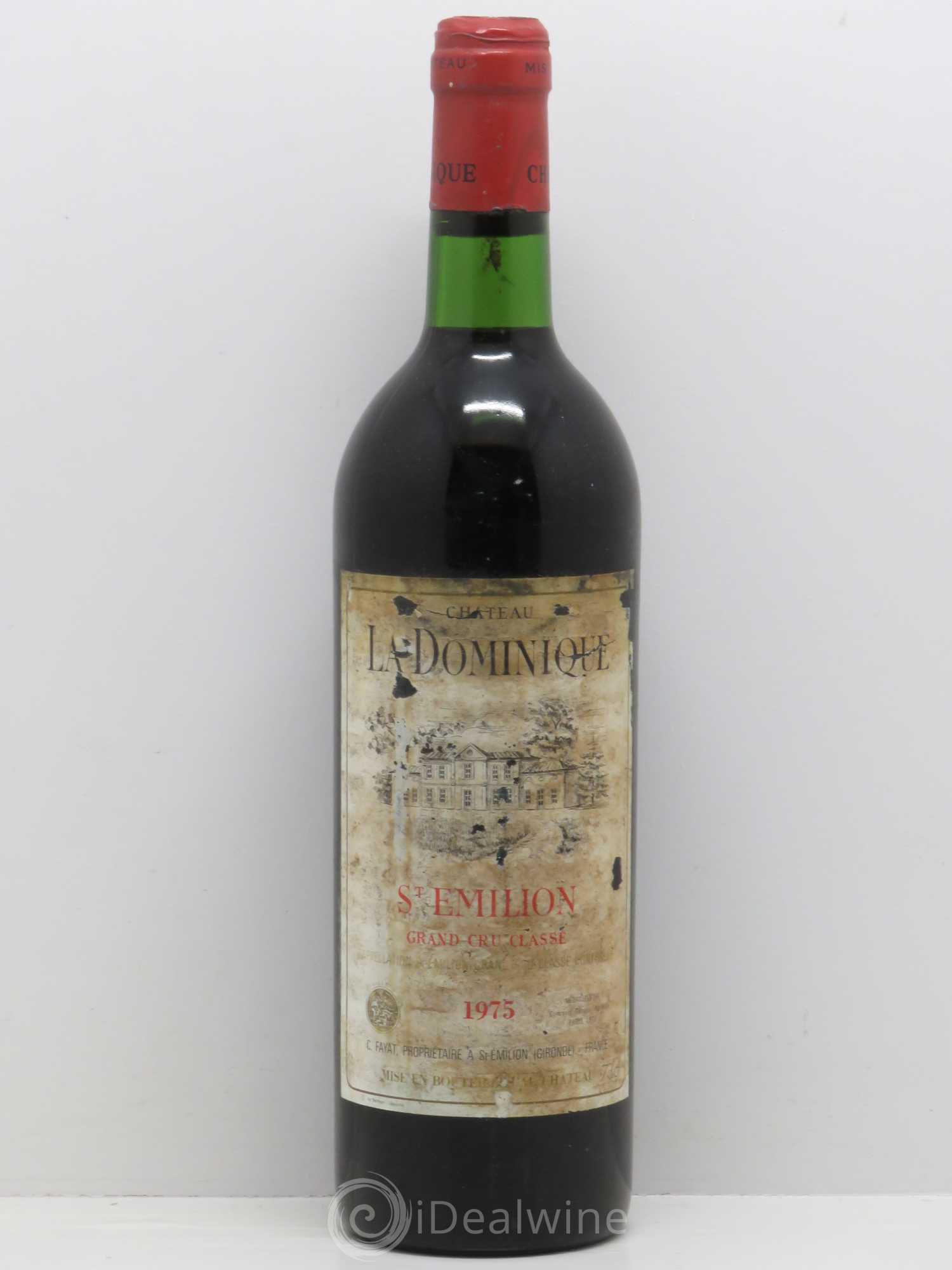Château la Dominique Grand Cru Classé 1975 - Lot de 1 bouteille - 0