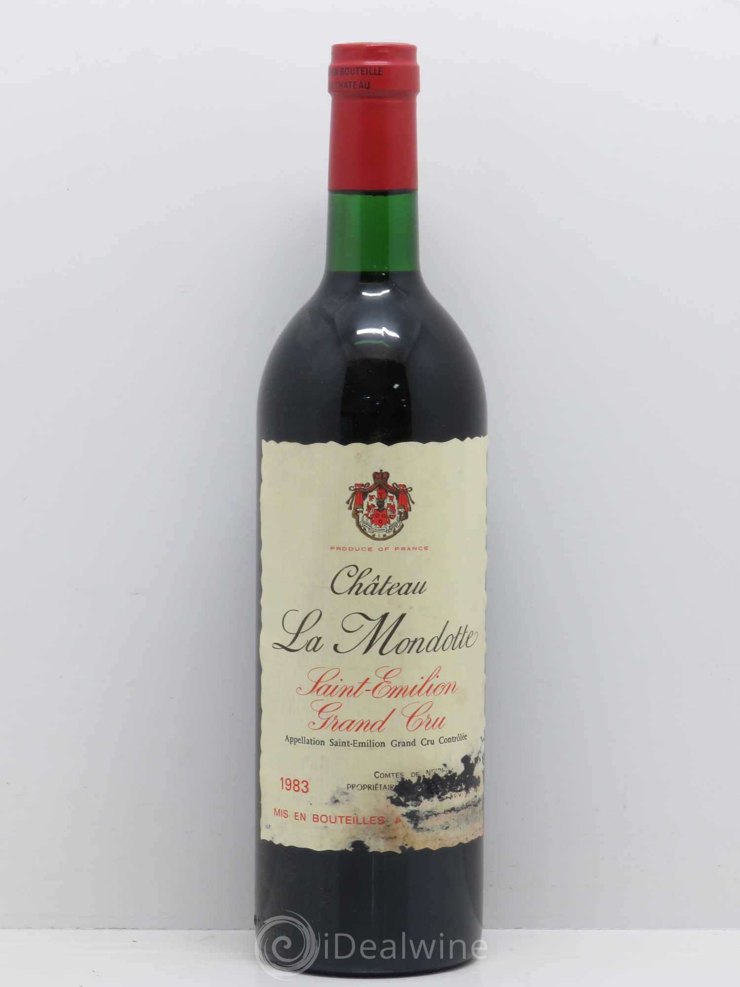 La Mondotte 1er Grand Cru Classé B depuis 2012 1983 - Lot de 1 bouteille - 0