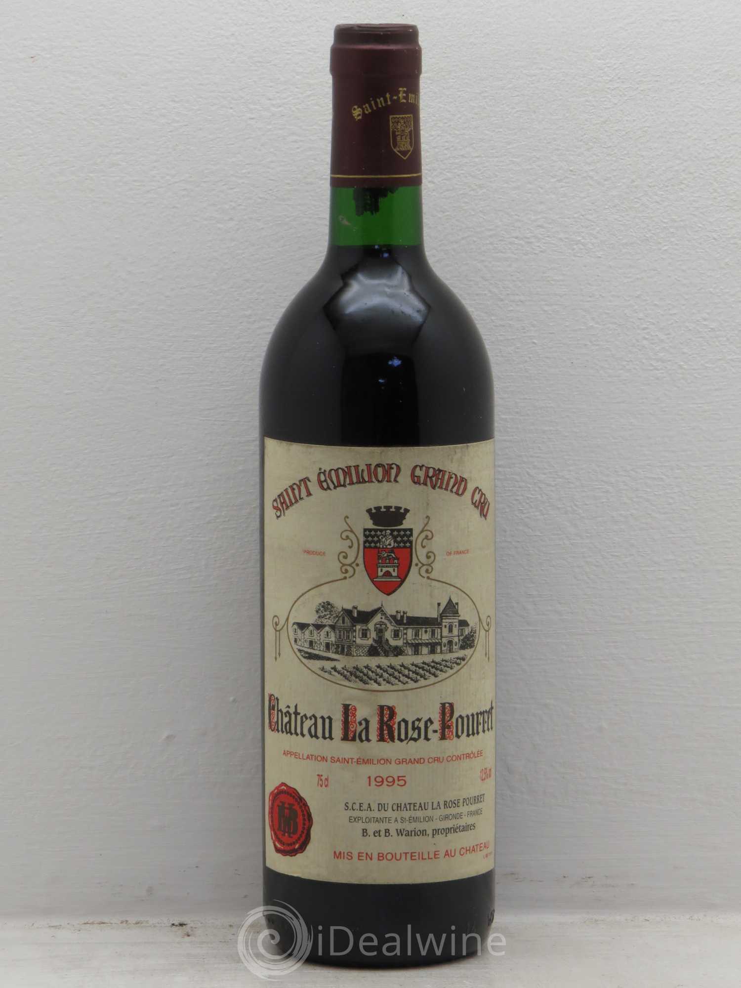 Château la Rose Pourret 1995 - Lot de 1 bouteille - 0