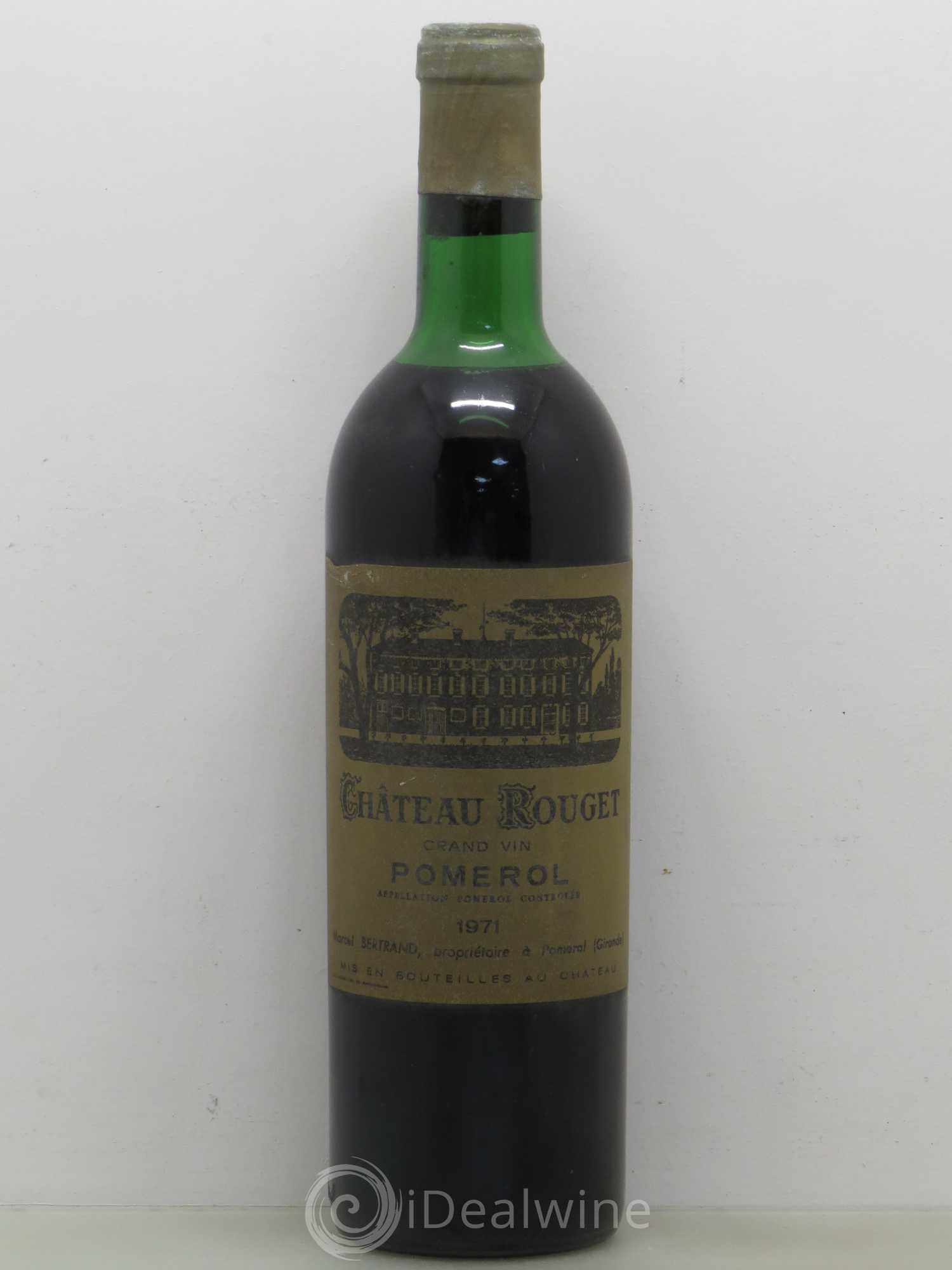 Château Rouget 1971 - Lot de 1 bouteille - 0