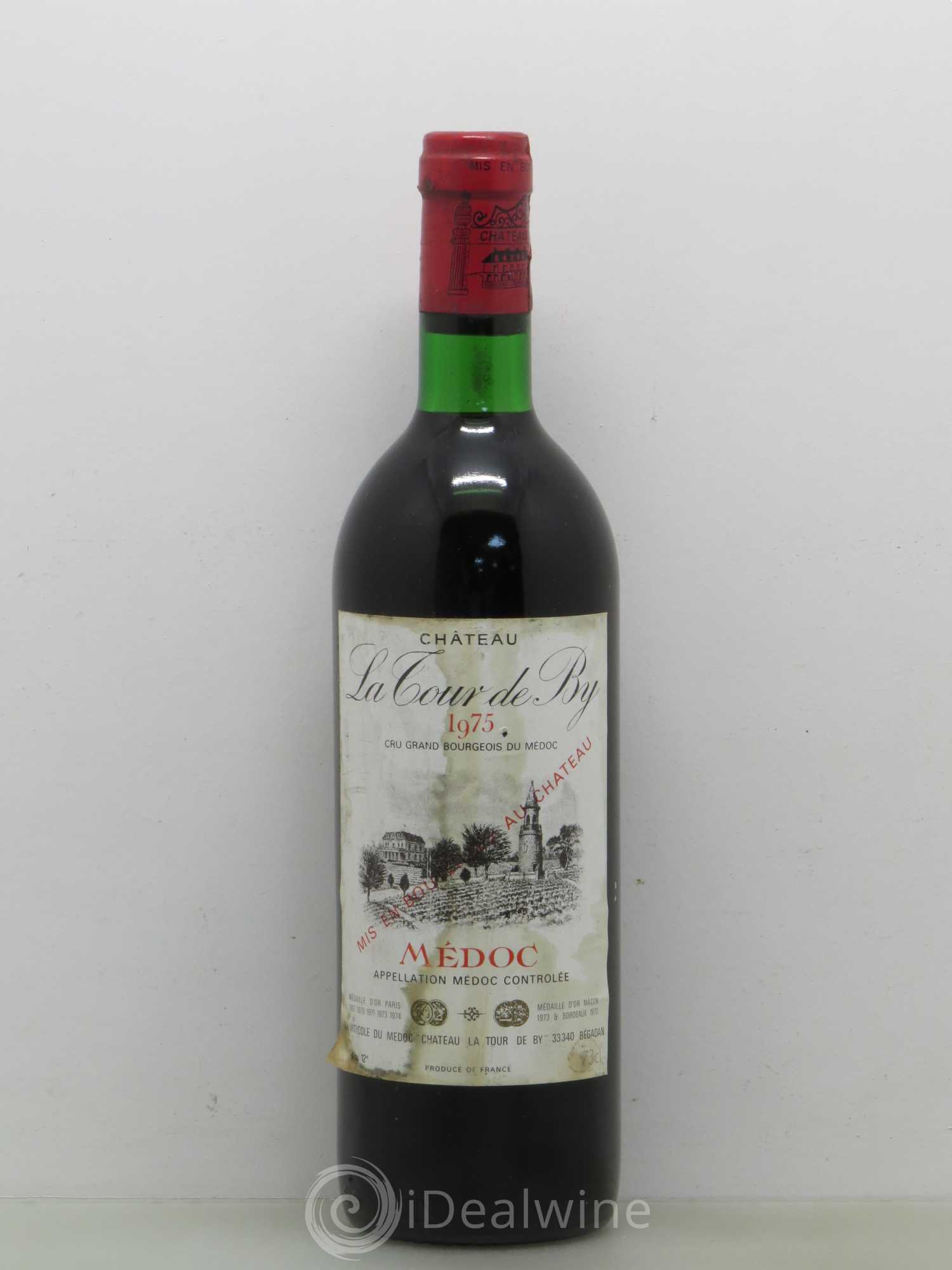 Château La Tour de By Cru Bourgeois 1975 - Lot de 1 bouteille - 0