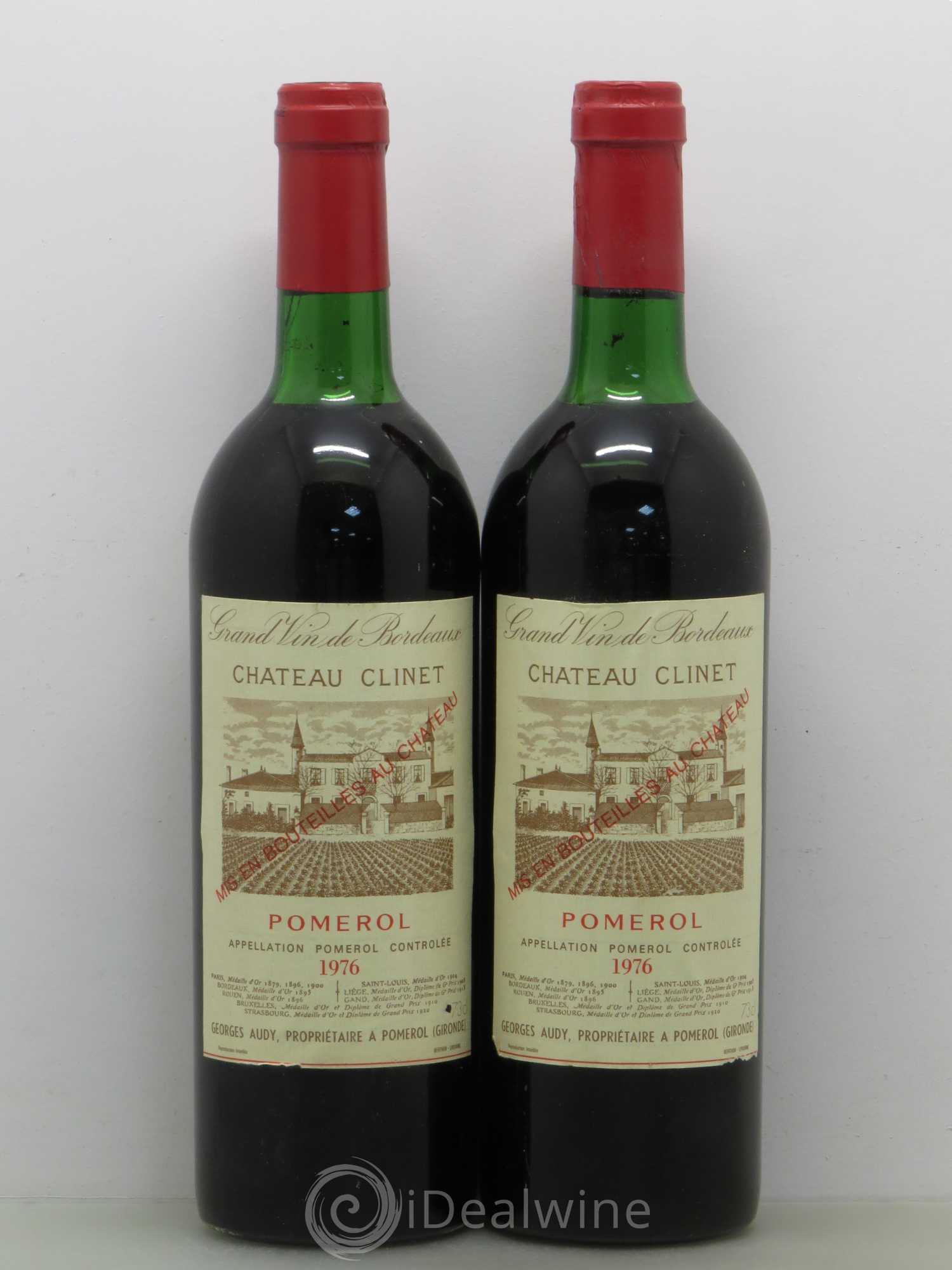 Château Clinet 1976 - Lot de 2 bouteilles - 0