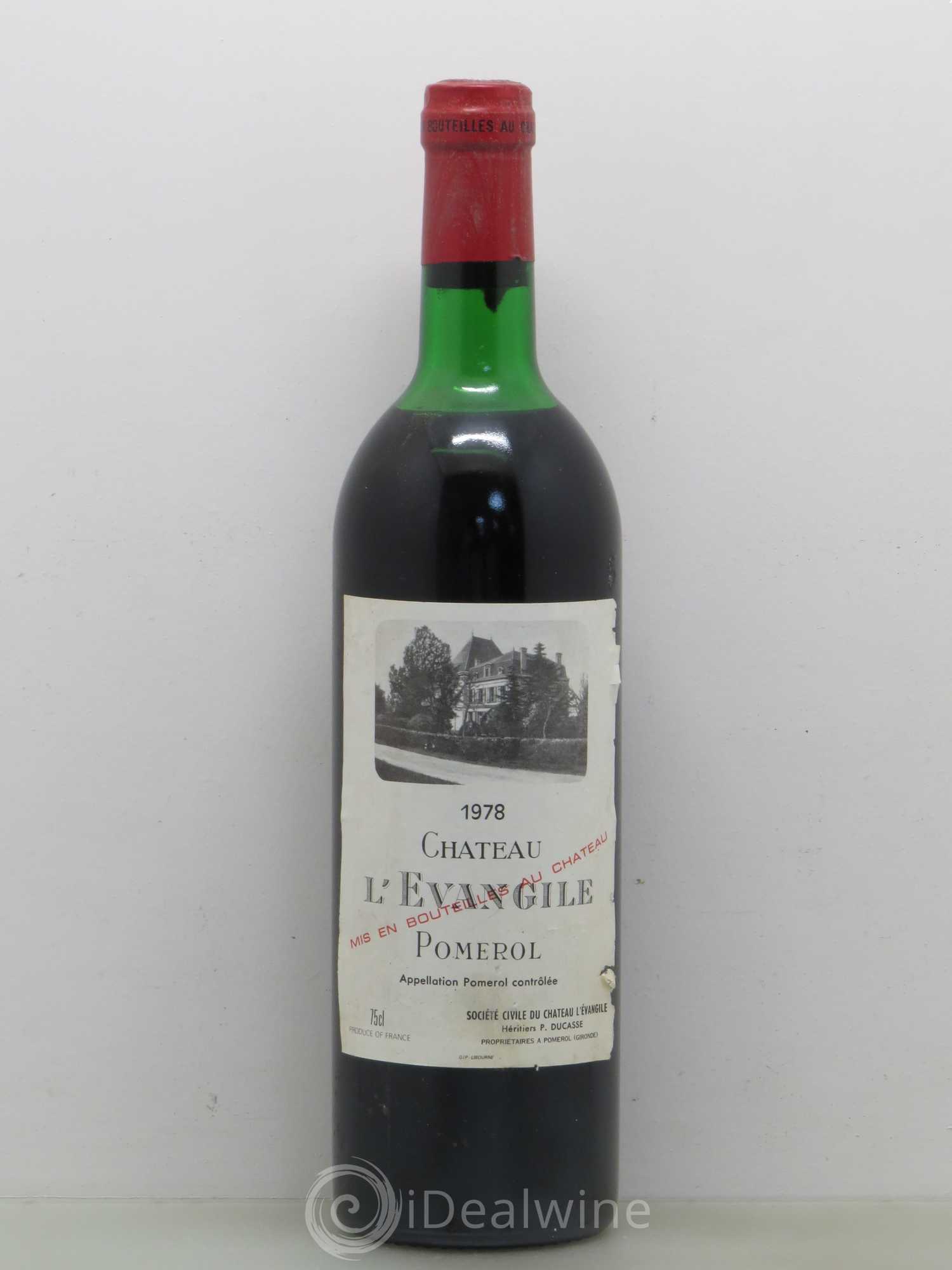 Château l' Évangile 1978 - Lot de 1 bouteille - 0