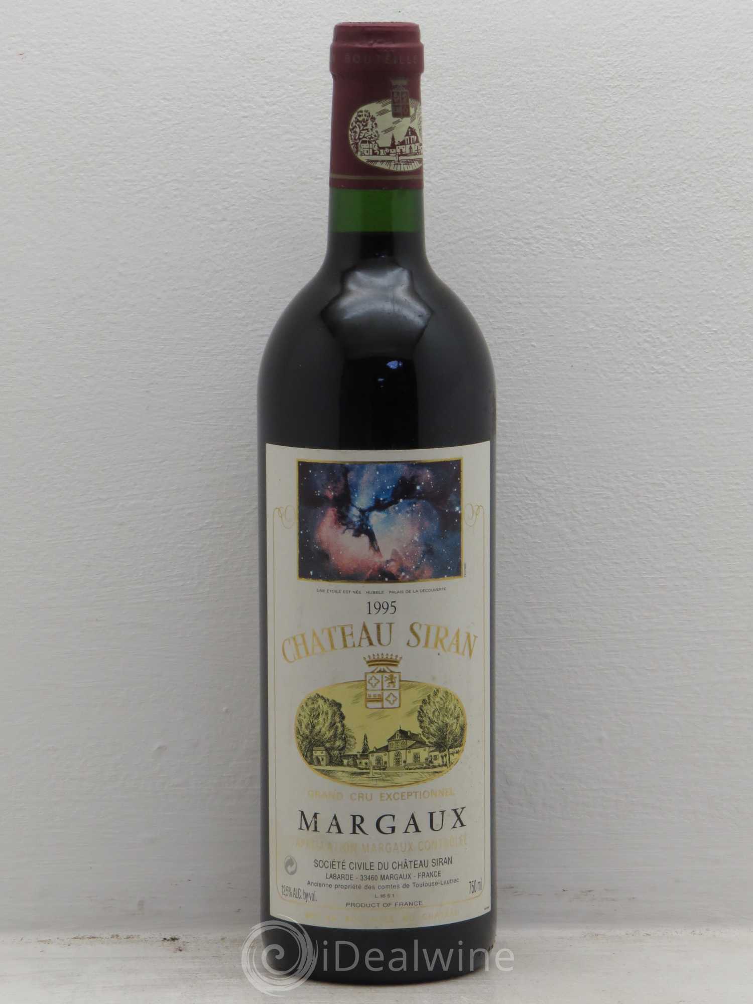 Château Siran 1995 - Lot de 1 bouteille - 0