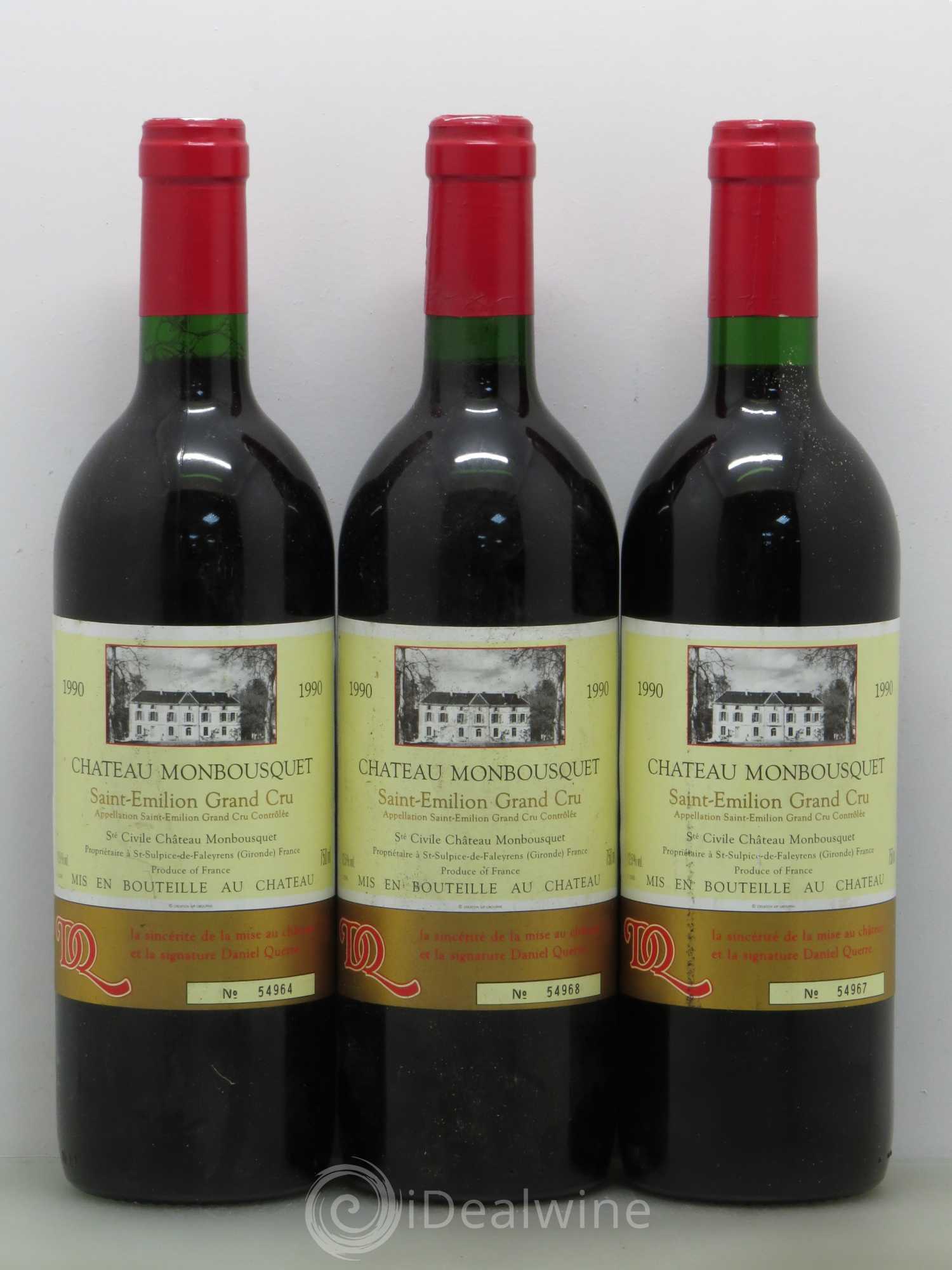 Château Monbousquet Grand Cru Classé 1990 - Lot de 6 bouteilles - 2