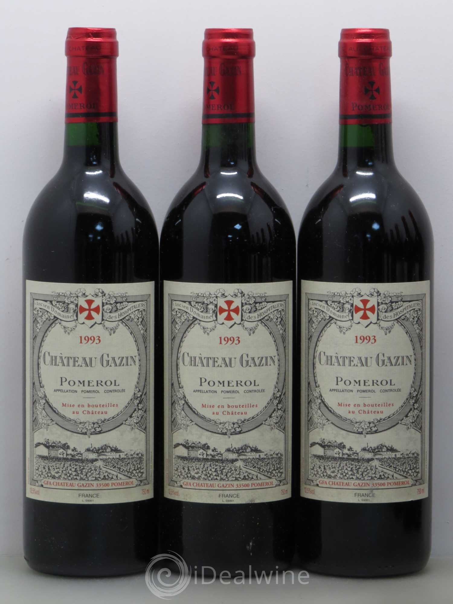 Château Gazin 1993 - Lot de 12 bouteilles - 2