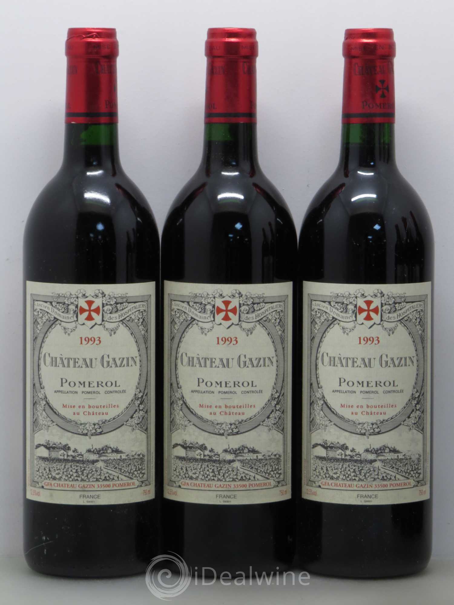 Château Gazin 1993 - Lot de 12 bouteilles - 3